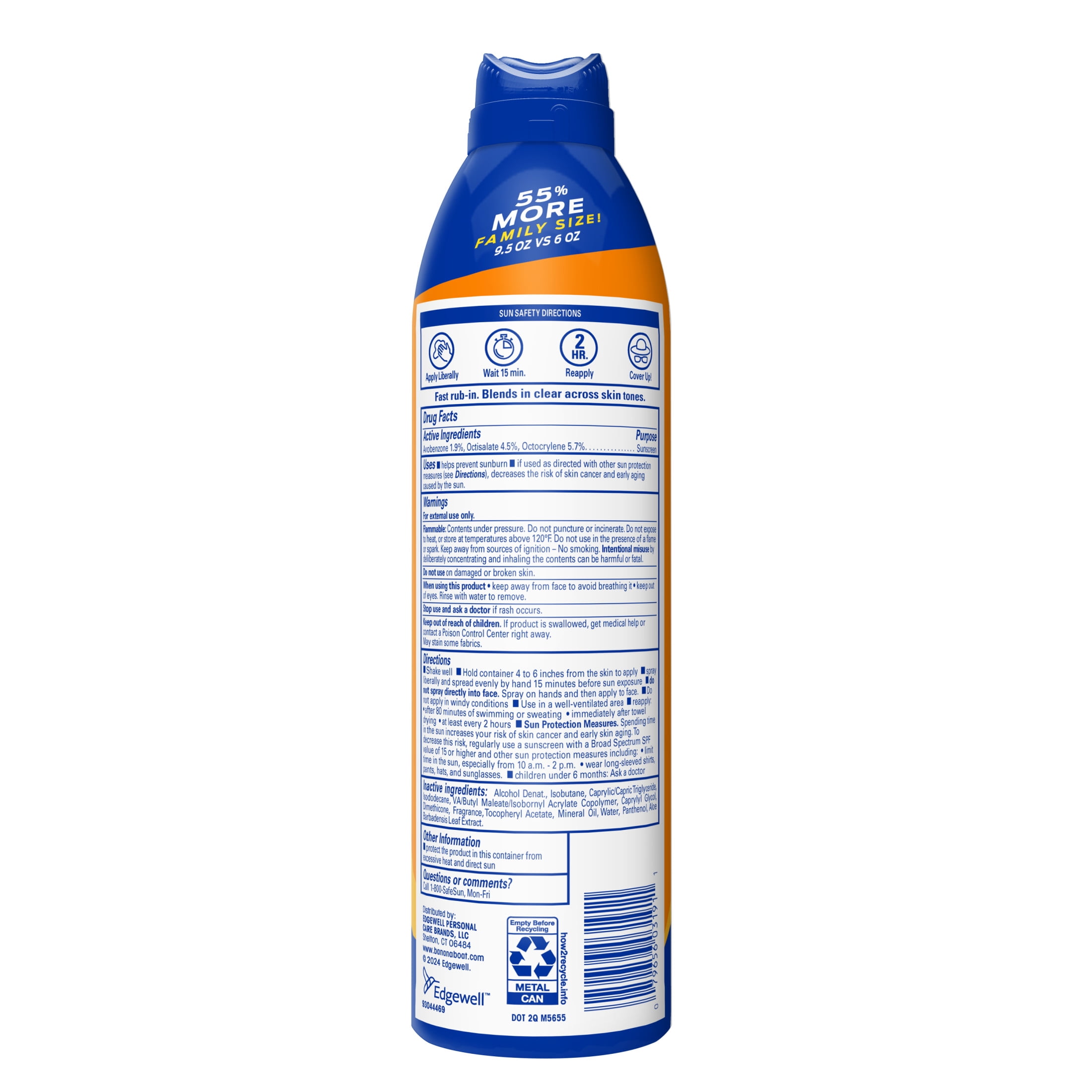 Banana Boat Sport Ultra SPF 30 Sunscreen Spray, Broad Spectrum Protection (9.5 oz) l3i5p