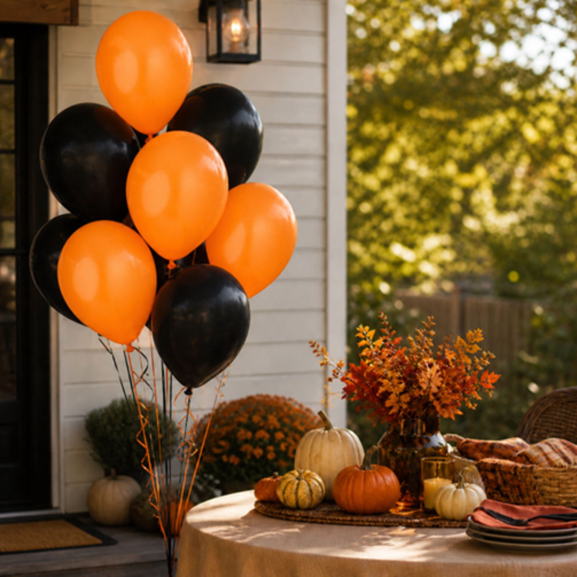 Way To Celebrate Latex Party Balloons, Vibrant Decorative Decor (Orange, 15 Pieces, 12 in) agoic