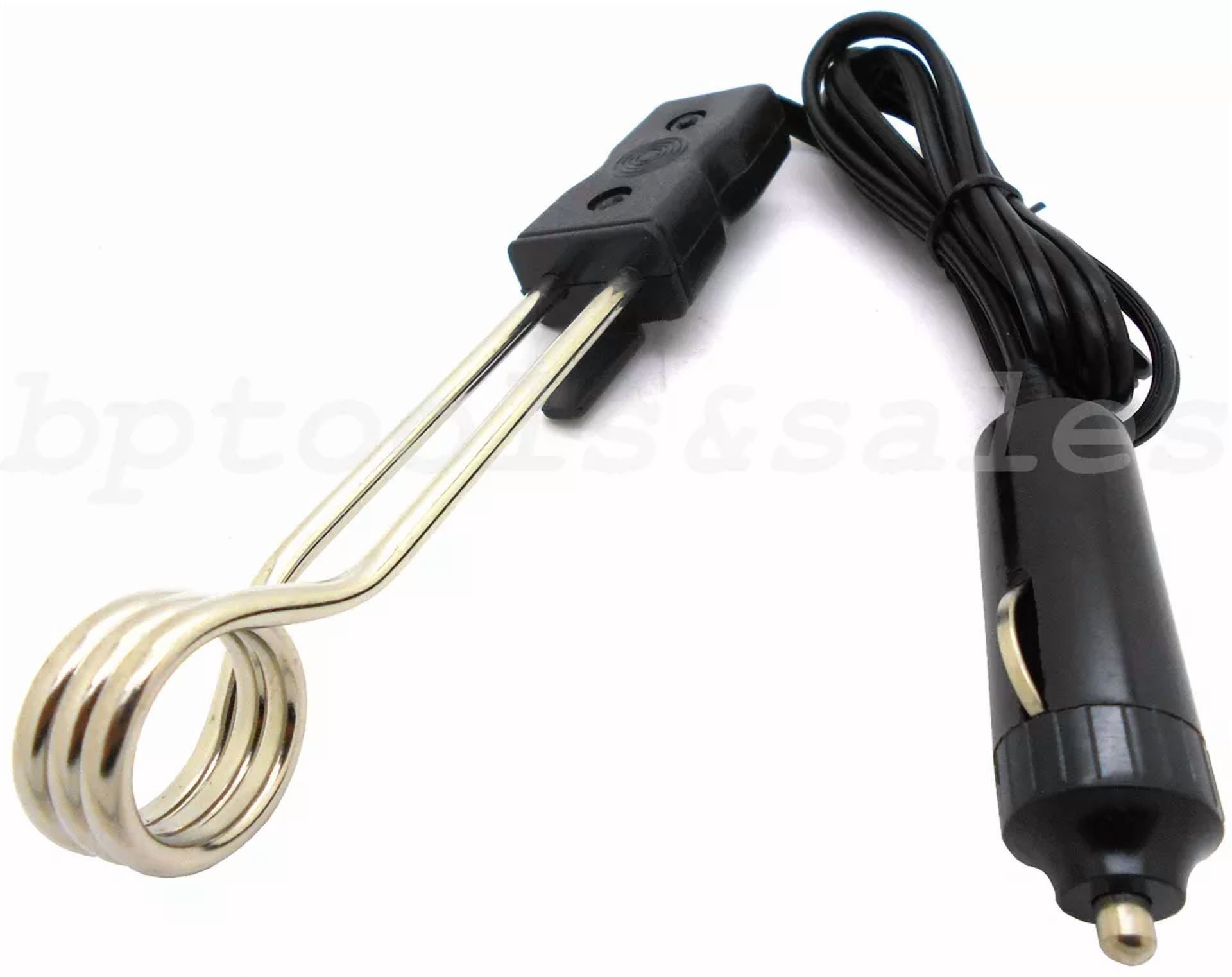 Rhea 12V Portable Immersion Water Heater for Car Travel (120W, 5 in) i09t5