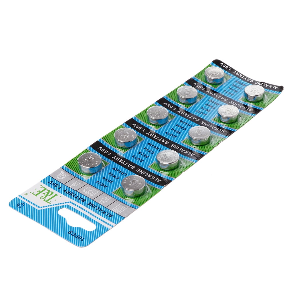MANNYA LR44 AG13 Button Coin Cell Batteries (10 Pack, 1.5V) 2x92i