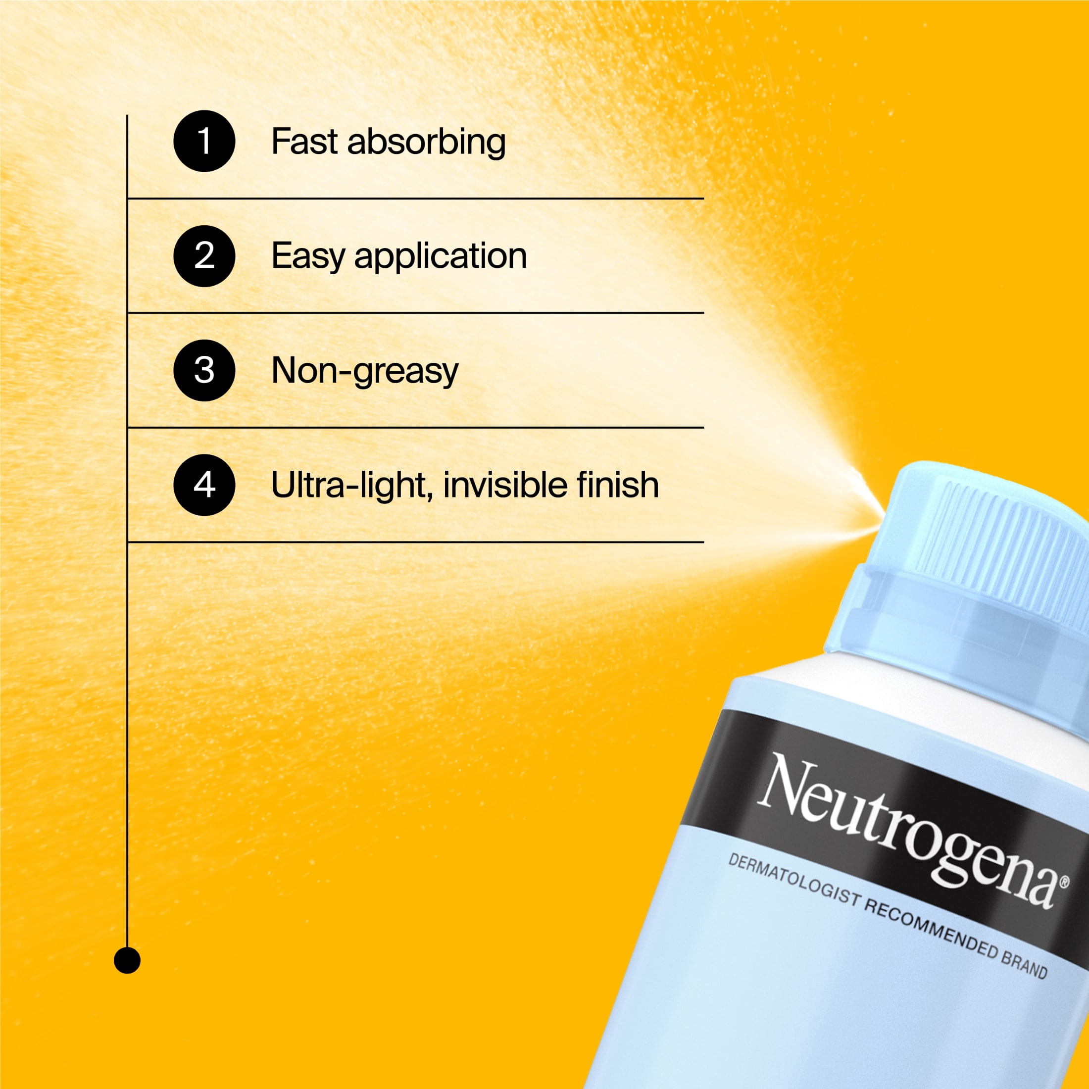 Neutrogena Ultra Sheer Dry-Touch Sunscreen Spray SPF 70 (Clear, 2 Pack, 10 oz Total) qdogc