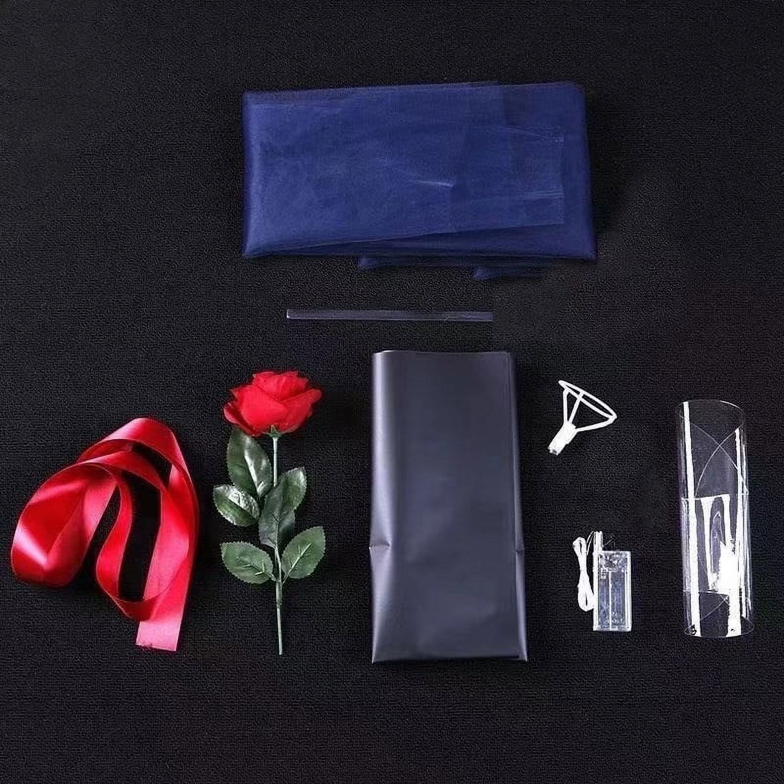 Toner Depot LED Rose Bouquet DIY Craft Kit (Black, 4 Pack, 22 in) u85ls