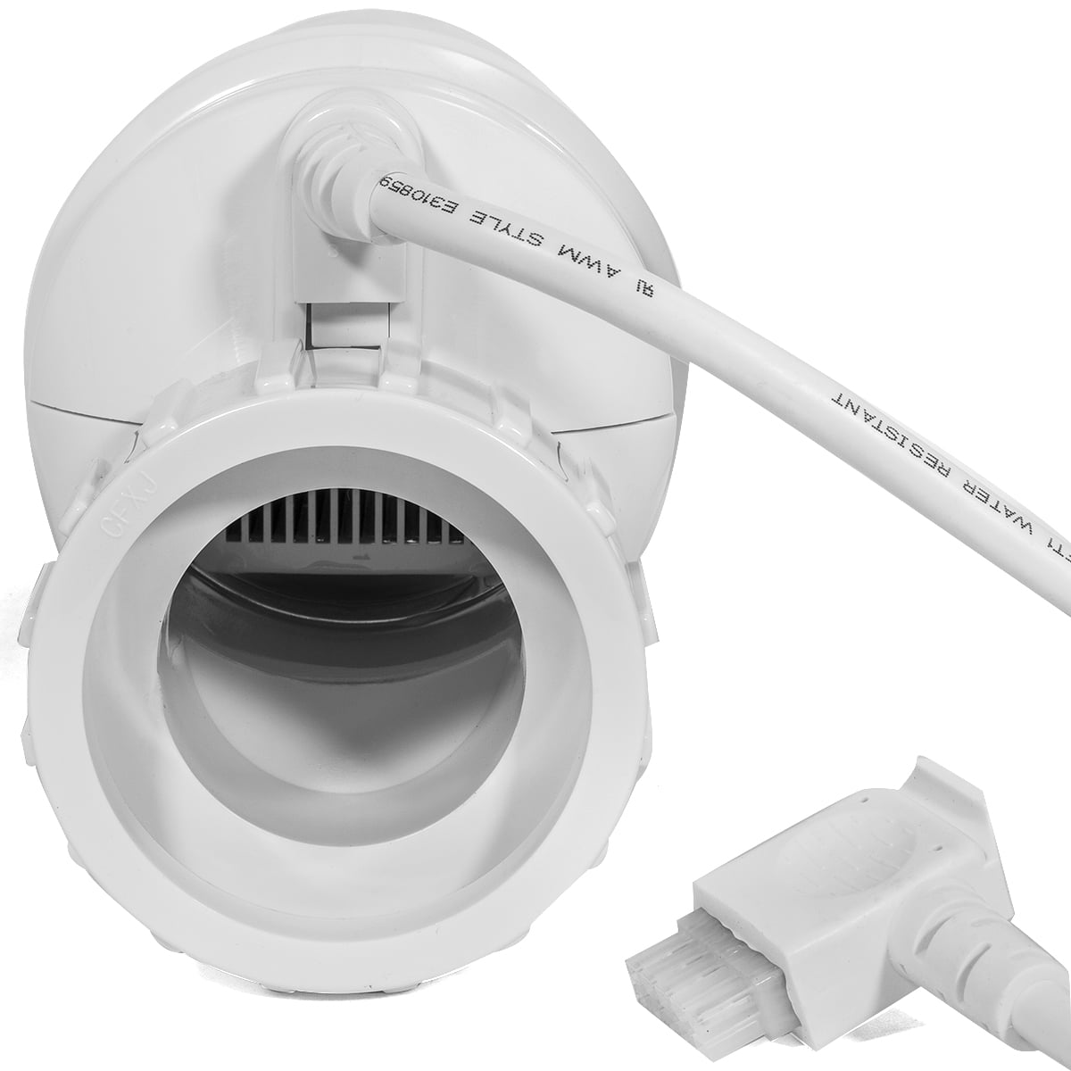 XtremepowerUS Universal Salt Cell Replacement for In-Ground Swimming Pools (15,000 Gallons, White, 15 ft Cable) o0ehn