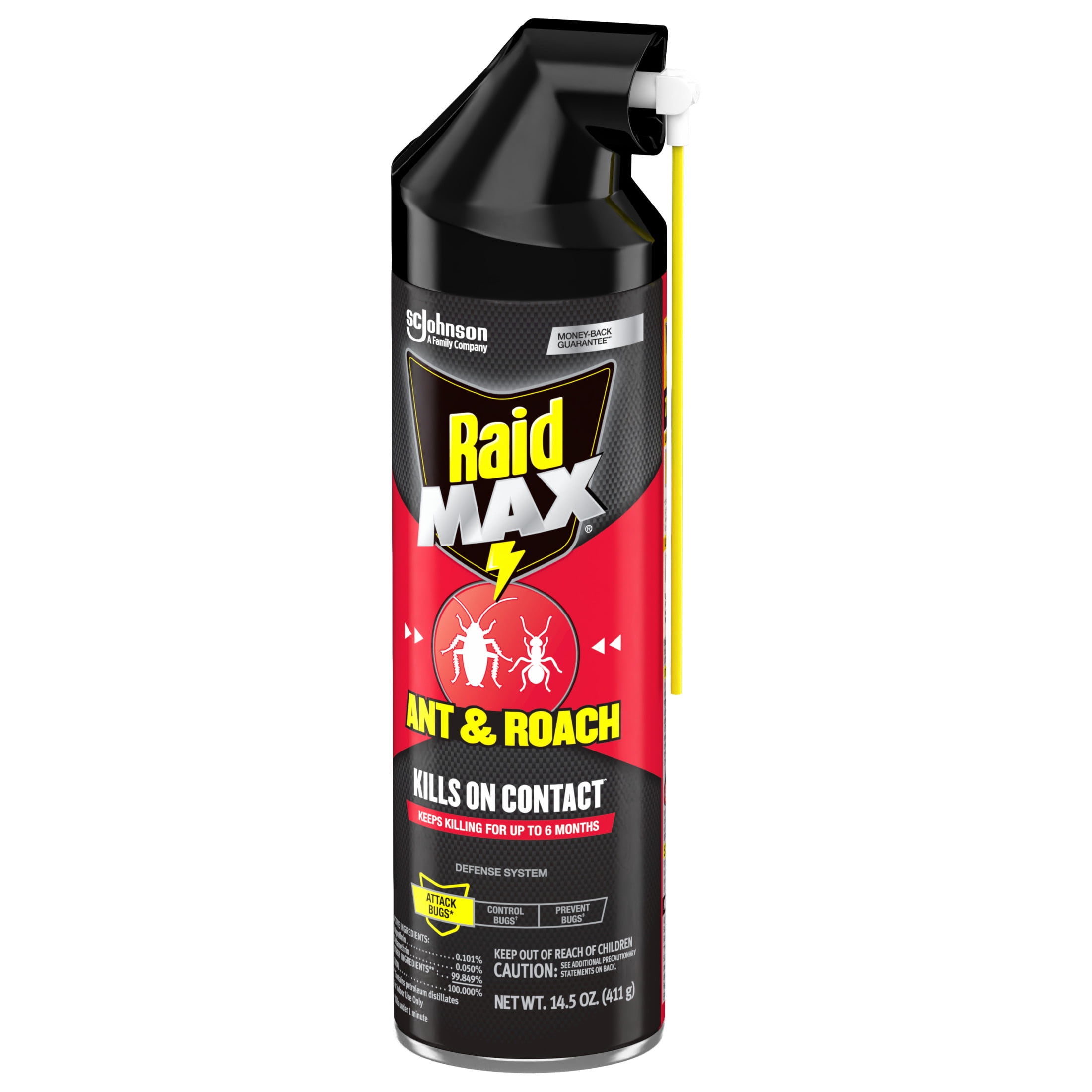 Raid MAX Indoor Ant and Roach Insecticide Spray (14.5 oz) 2ohkp