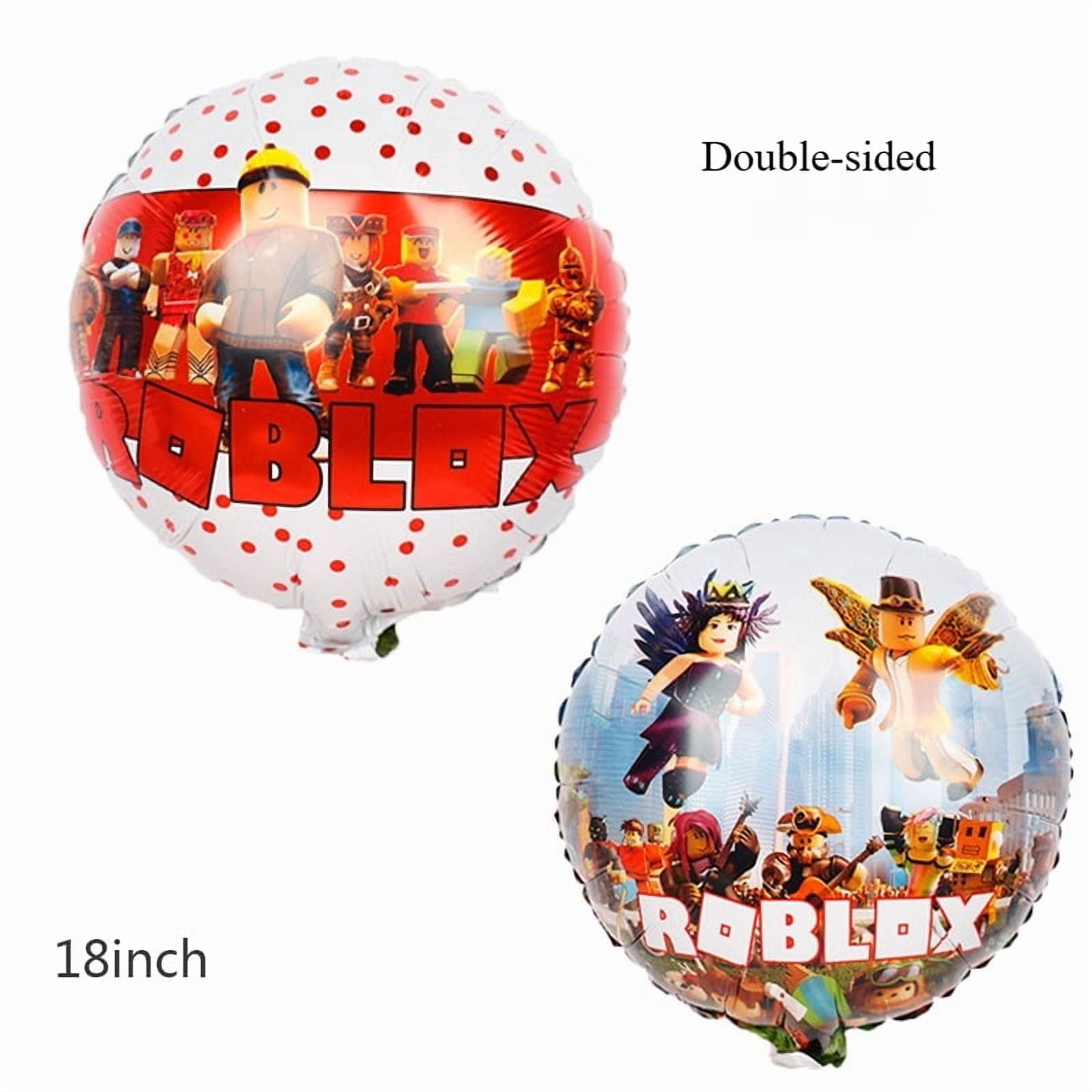 Htrade Roblox Birthday Party Foil Balloons (Blue, 6 Pack) 7f9ut