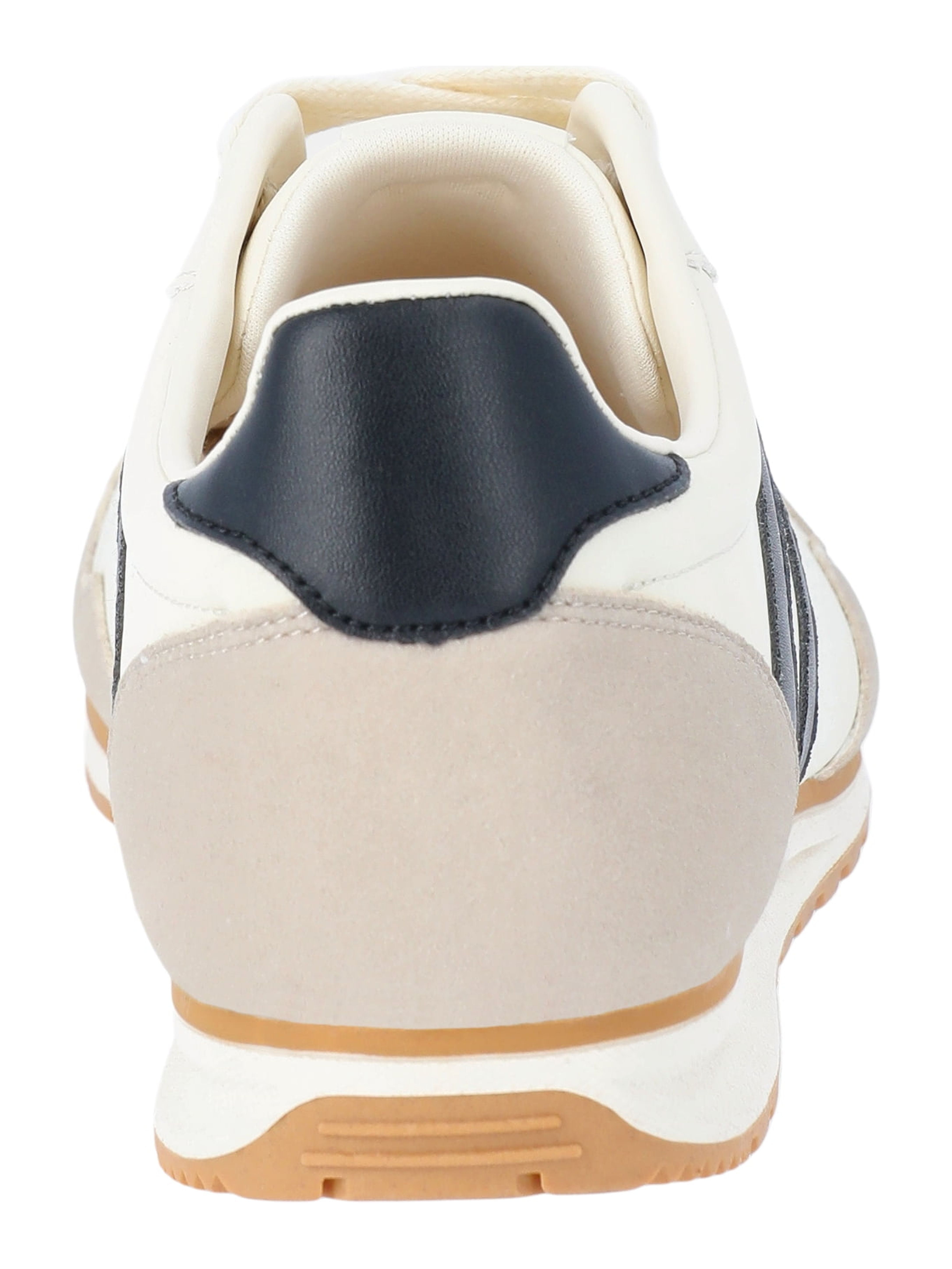 No Boundaries Women's Retro Lace-Up Sneakers (White, 8 US) 94fm0