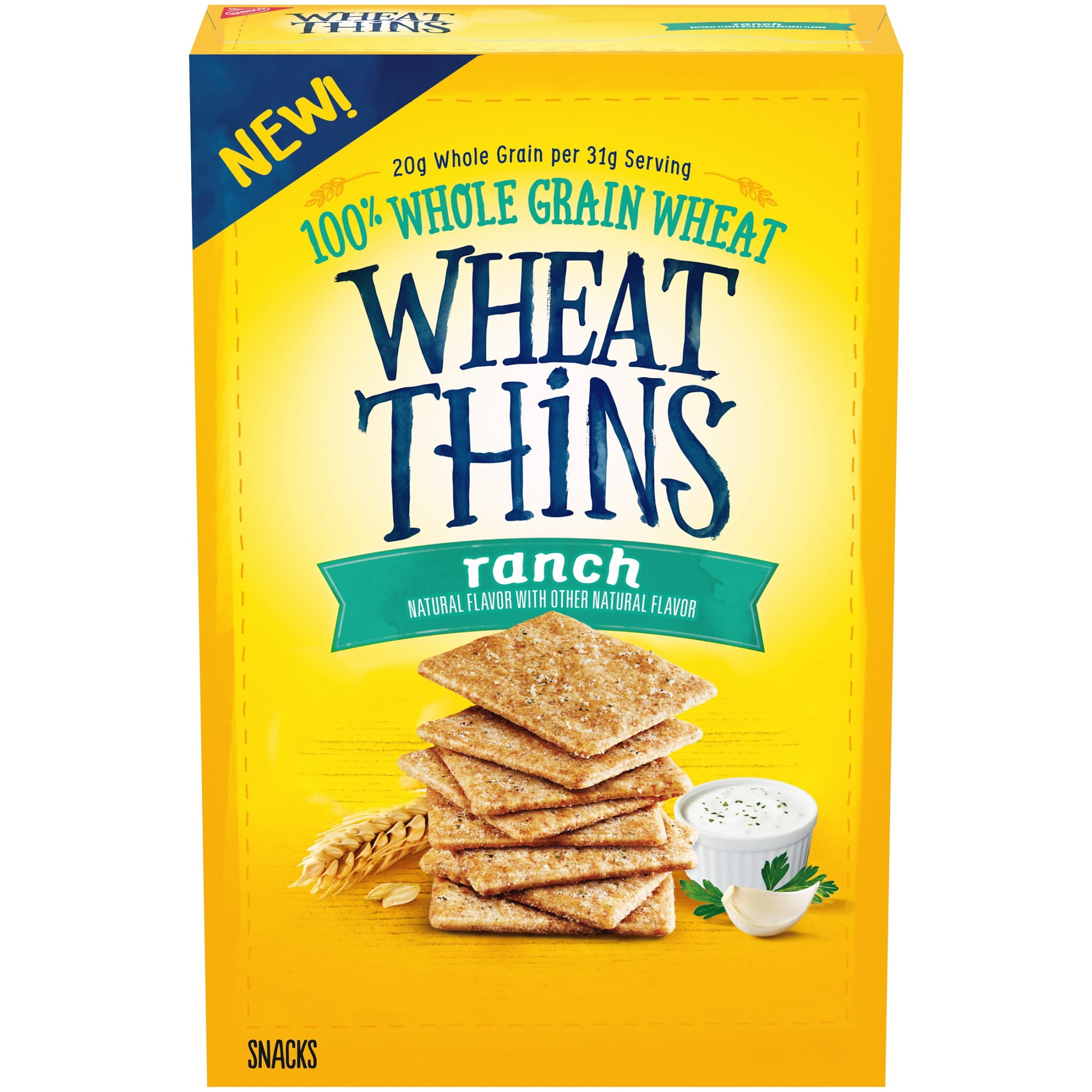 Wheat Thins Ranch Whole Grain Wheat Crackers (Ranch, 8.5 oz) adg6p
