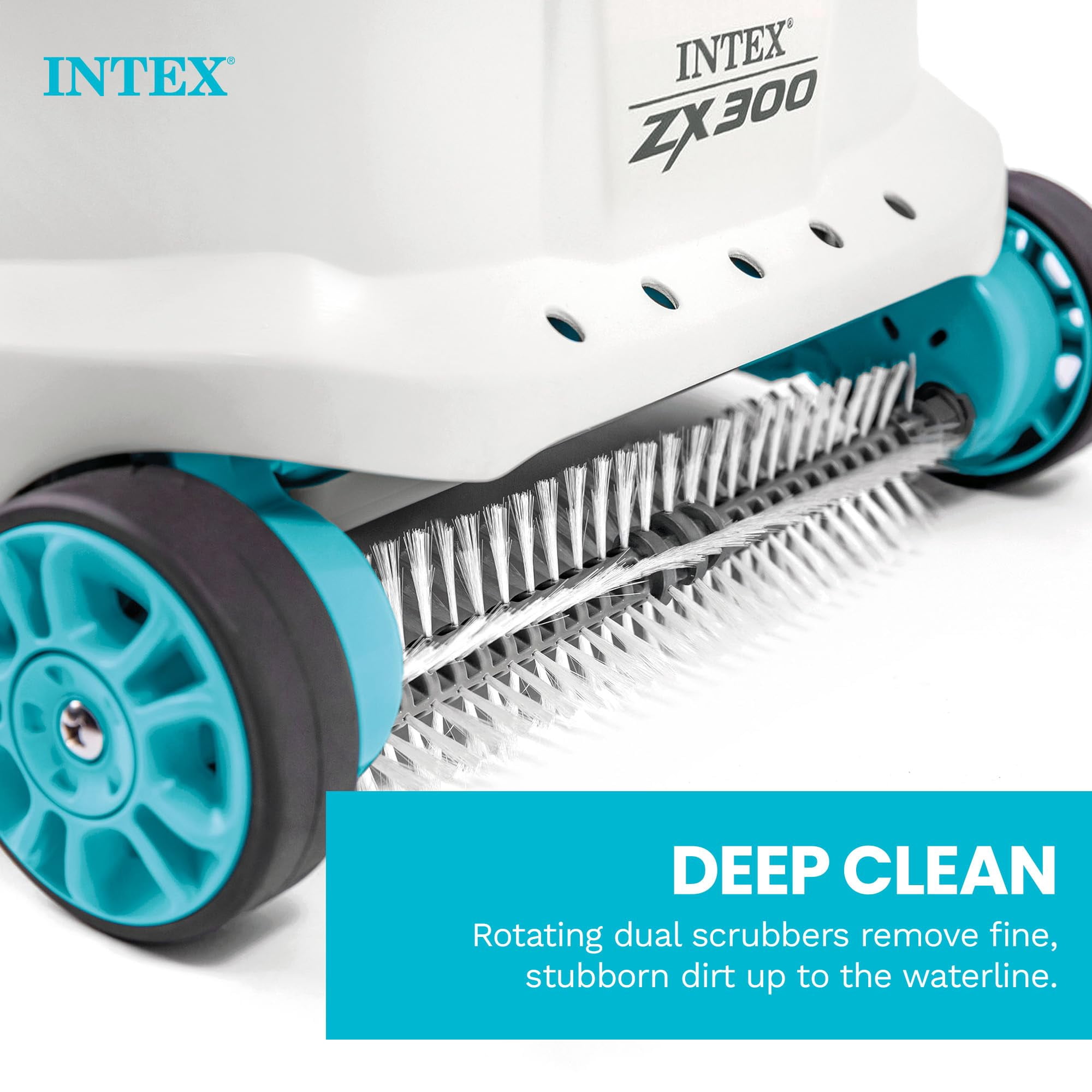 Intex Ultra XTR Above Ground Swimming Pool Set with Sand Filter Pump and Automatic Vacuum (Grey, 18 ft x 52 in) idwve
