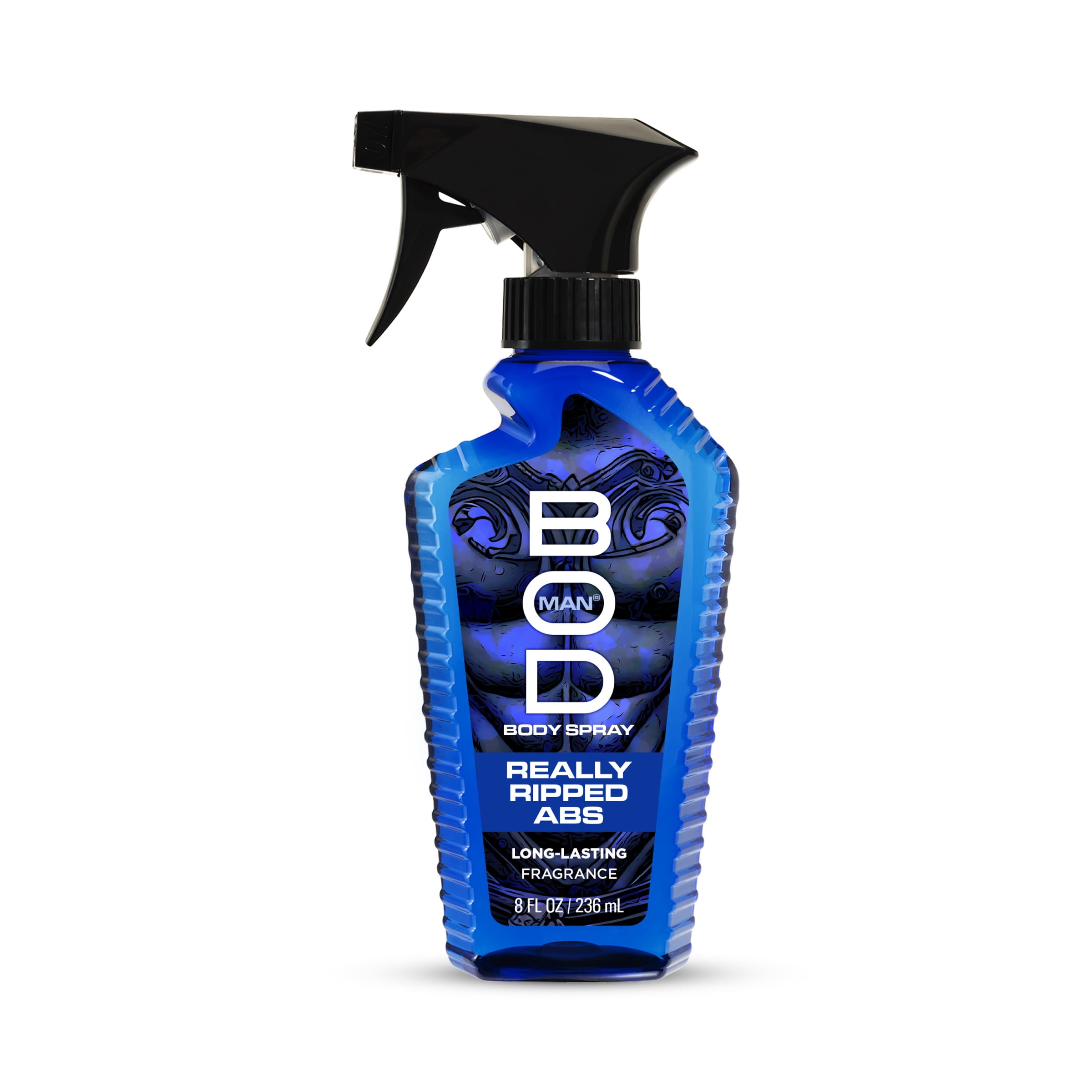 BOD Man Really Ripped Abs Fragrance Body Spray, Long-Lasting Masculine Scent (8 fl oz) kf0xw