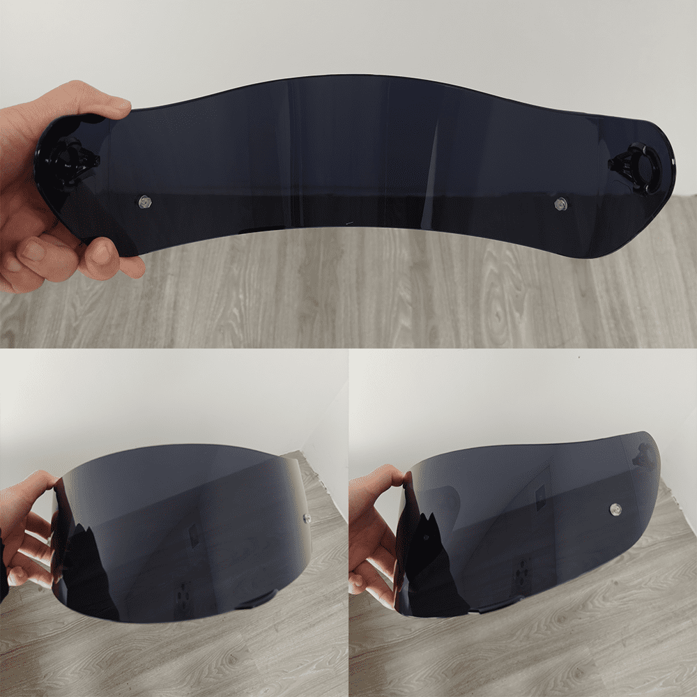 ZQIYDYP Motorcycle Helmet Visor Replacement for AGV K1S, K3SV, K5, K5S (Black, One Size) 6lqpa