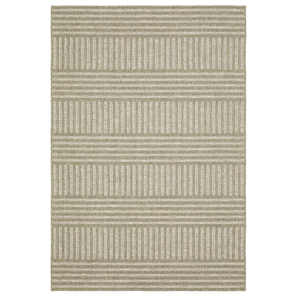 Oriental Weavers Tortuga Indoor/Outdoor Area Rug (Tan/Light Brown, 5.25 ft x 7.25 ft) yebjv