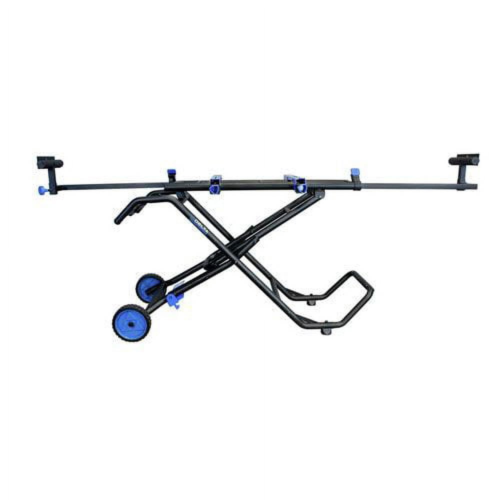 Delta 36-260 Heavy-Duty Miter Saw Stand with Wheels (9.5 ft Support Capacity) s906v