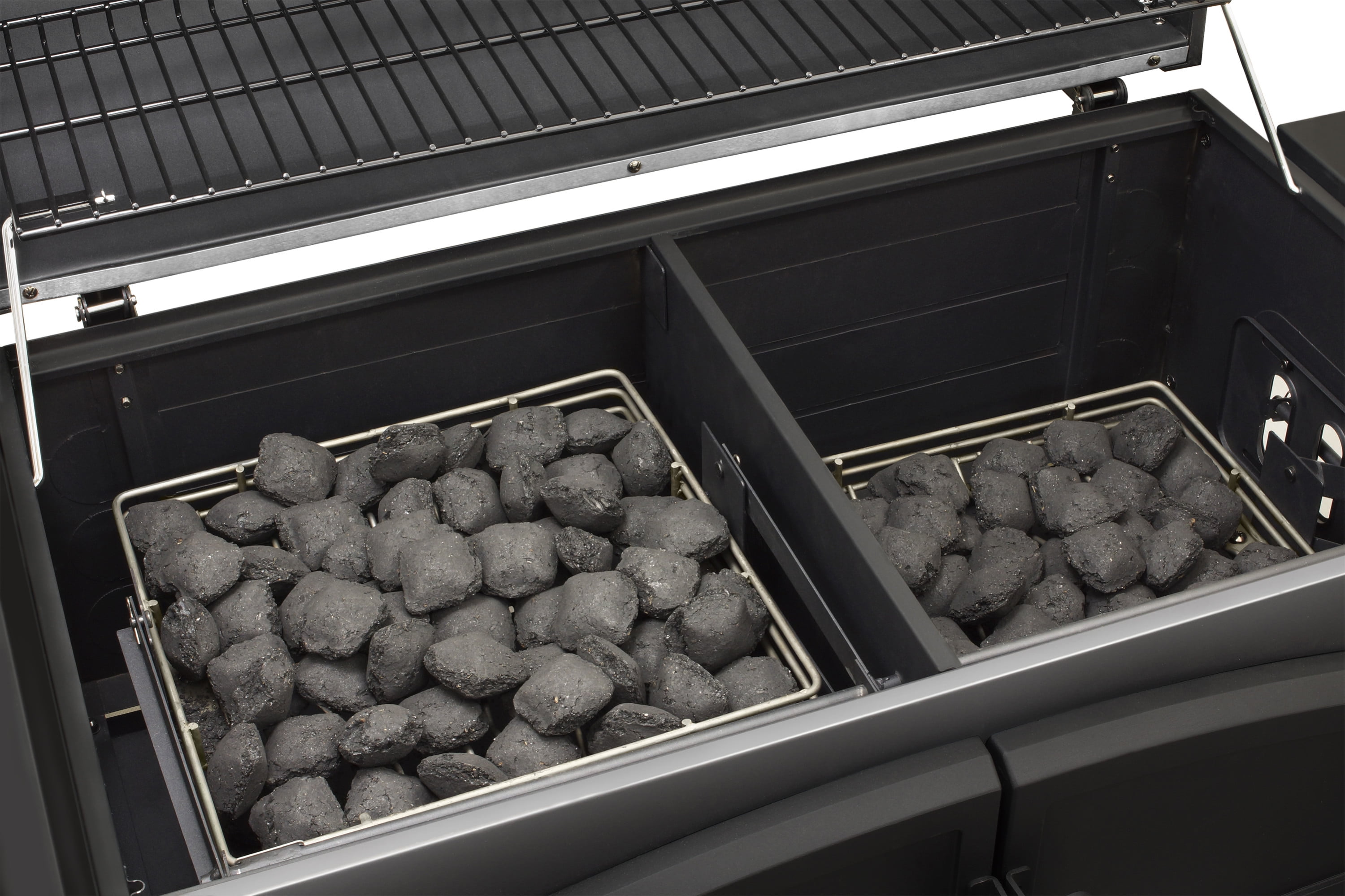Dyna-Glo X-Large Premium Dual Chamber Charcoal Grill (Silver, 816 sq in) 9th0h