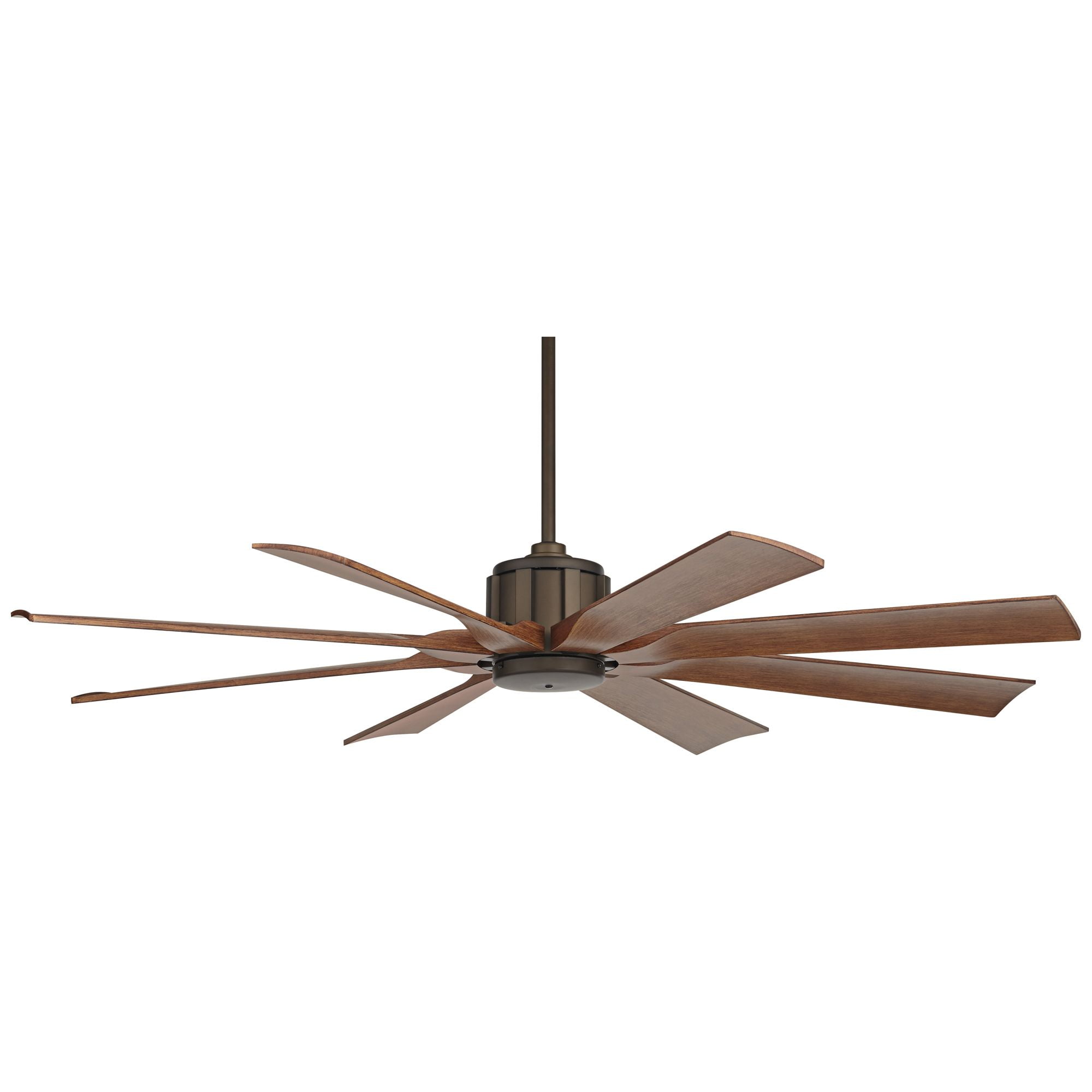 Possini Euro Design Defender Industrial Ceiling Fan with Remote Control (Oil Rubbed Bronze, 60 in) 04b4k