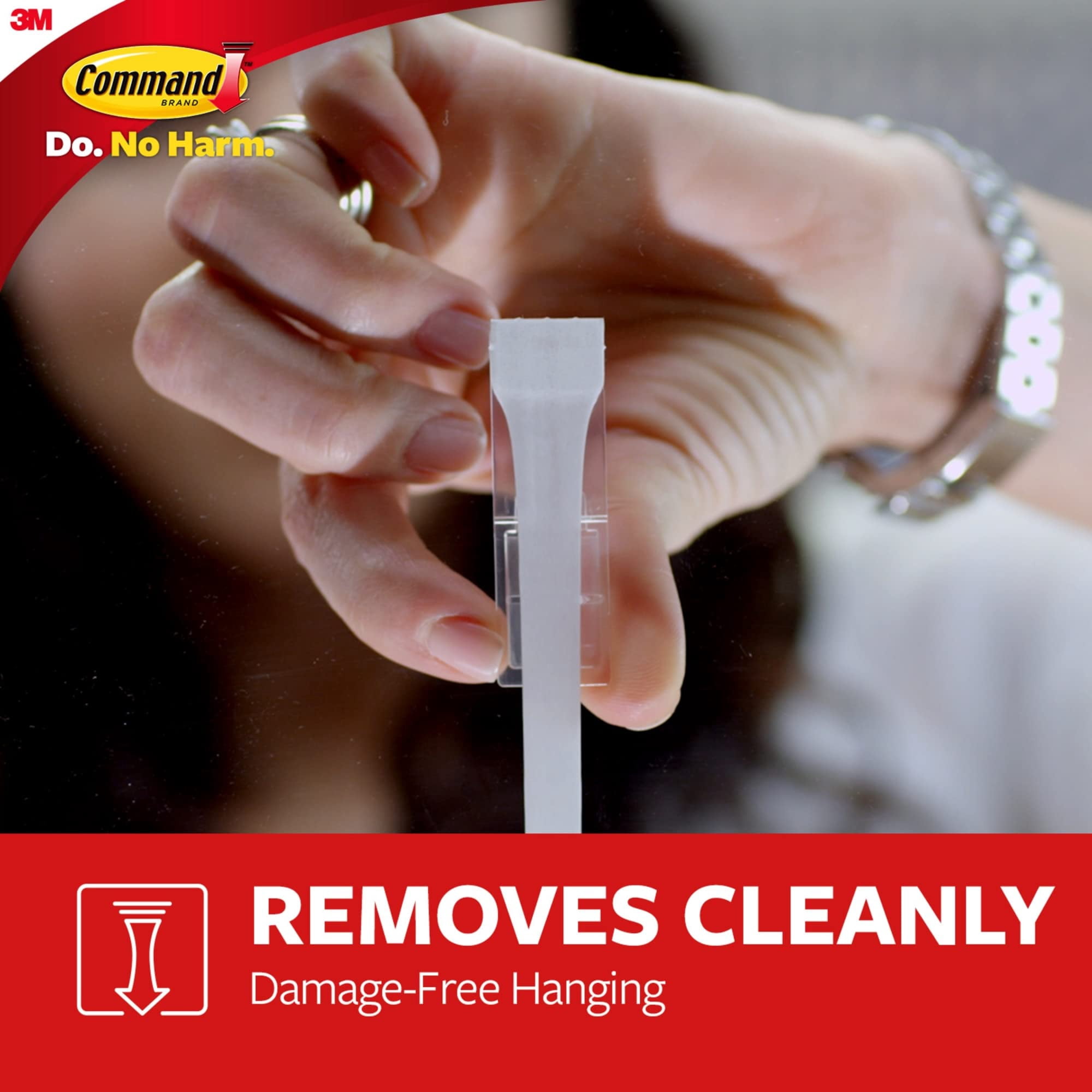 Command Large Wall Hooks, Damage-Free Adhesive Hanging Organizer for Home and Office (White, 16 Hooks with 24 Strips) 3ihr0