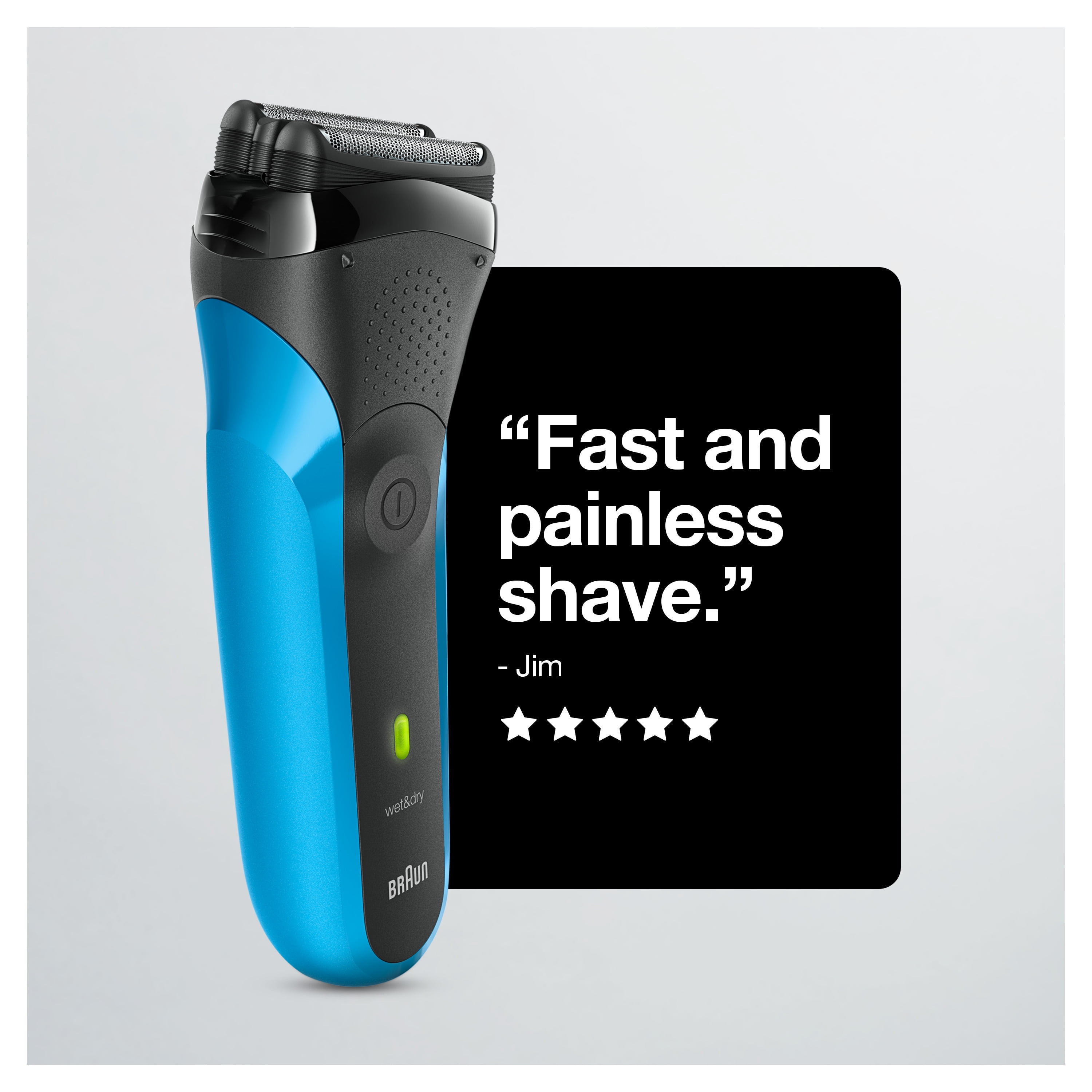 Braun Series 3 310s Wet & Dry Electric Shaver for Men (Black, 1 Count) 8l7wq
