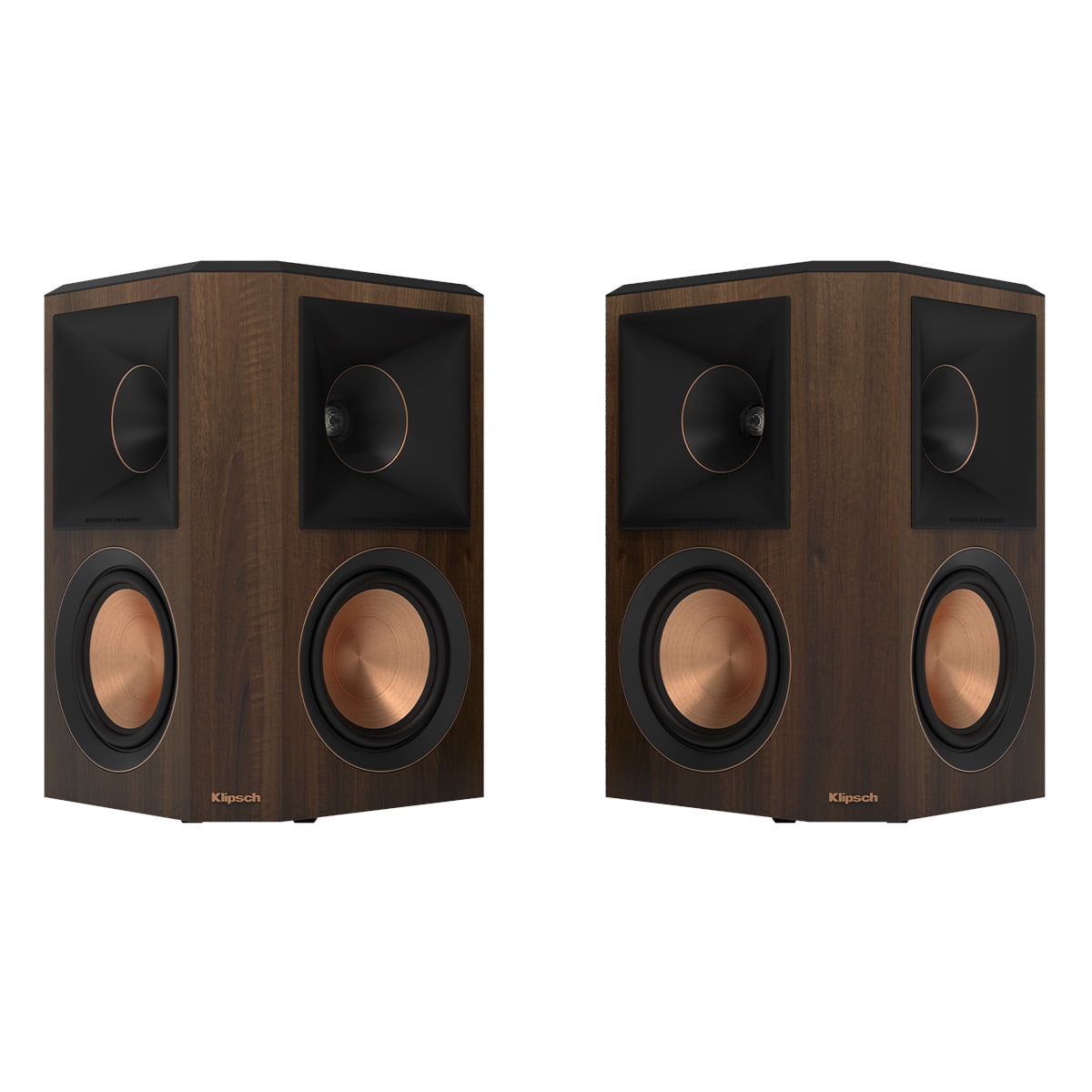 Klipsch RP-502S II Reference Premiere Surround Speakers (Walnut, Pair) 89uhx
