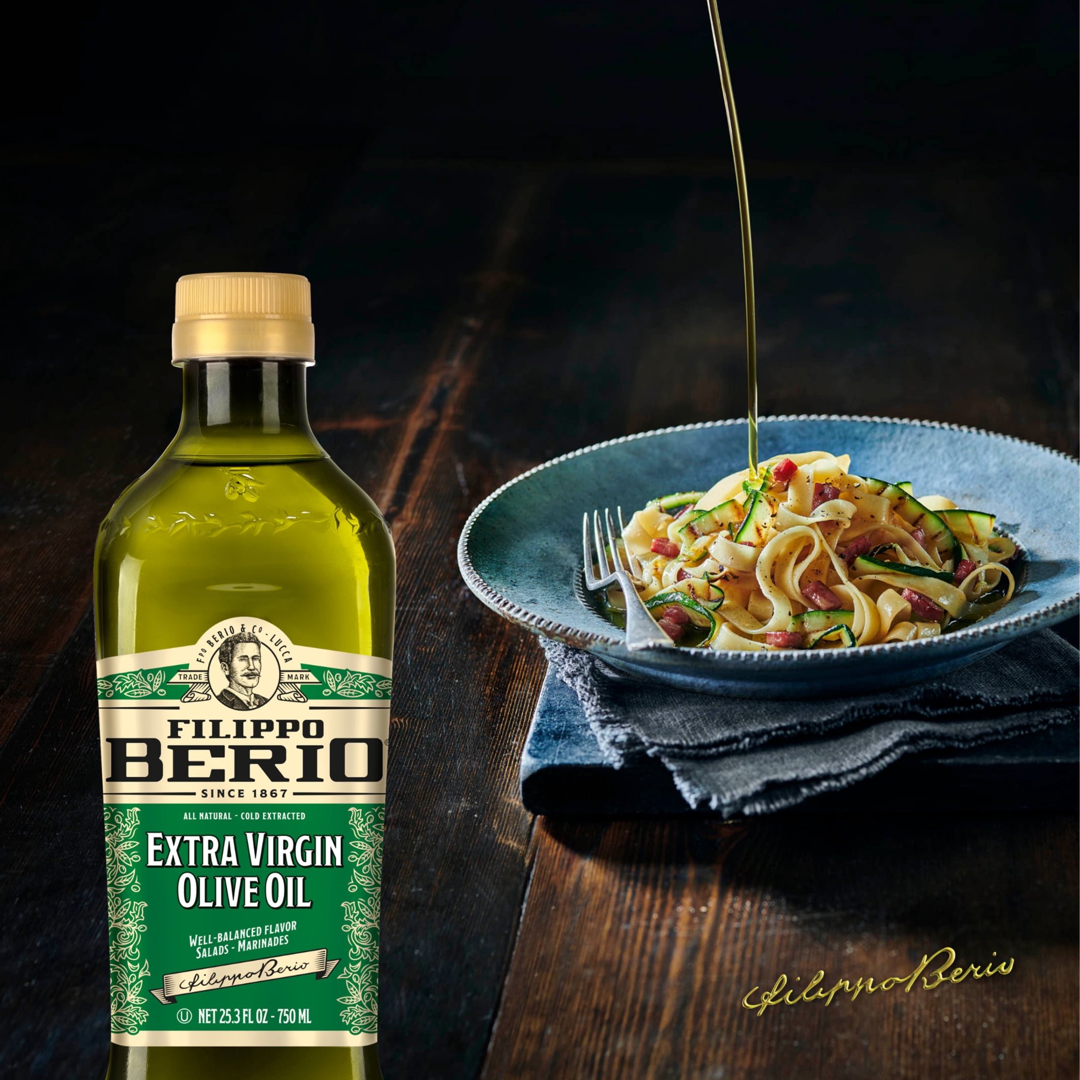 Filippo Berio Extra Virgin Olive Oil (25.3 fl oz) fem0k