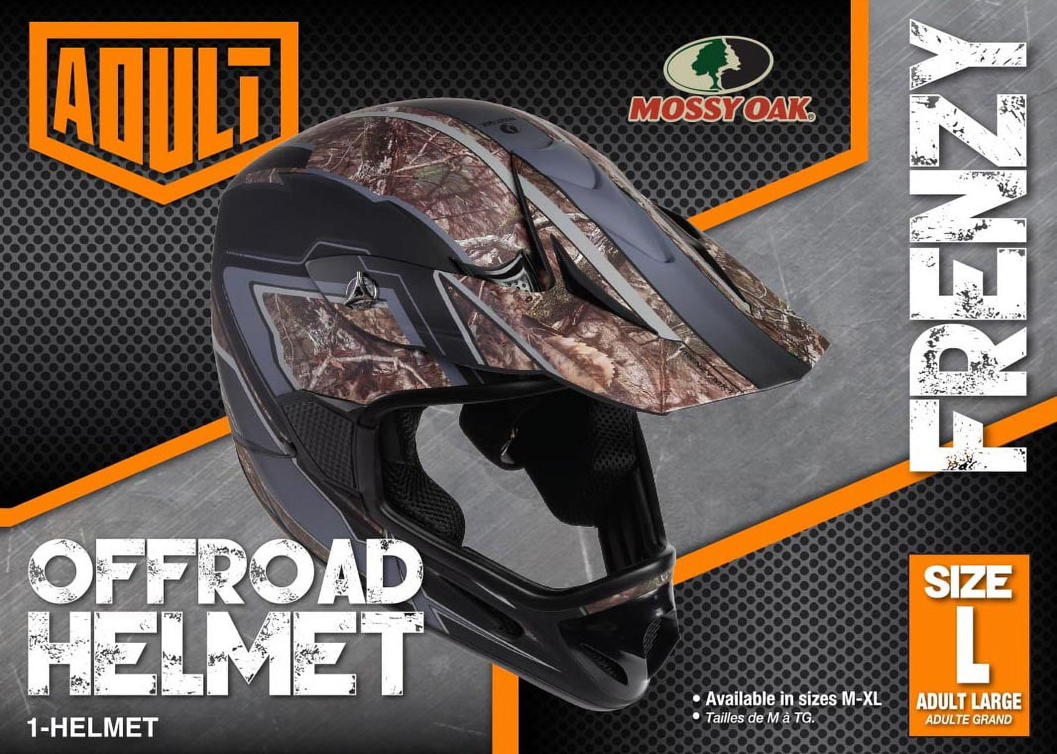 Fuel Helmets Frenzy MX Off-Road Motocross ATV Dirt Bike Helmet (Mossy Oak, Large) rneqa