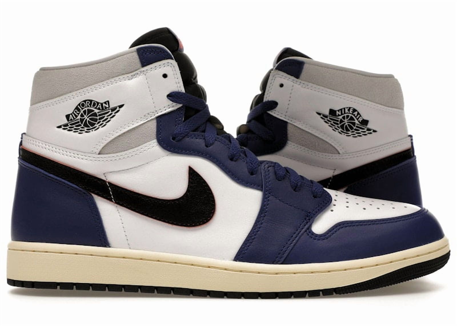 Jordan 1 Retro High OG Rare Air Basketball Shoes (Blue, 10.5) f0rxh