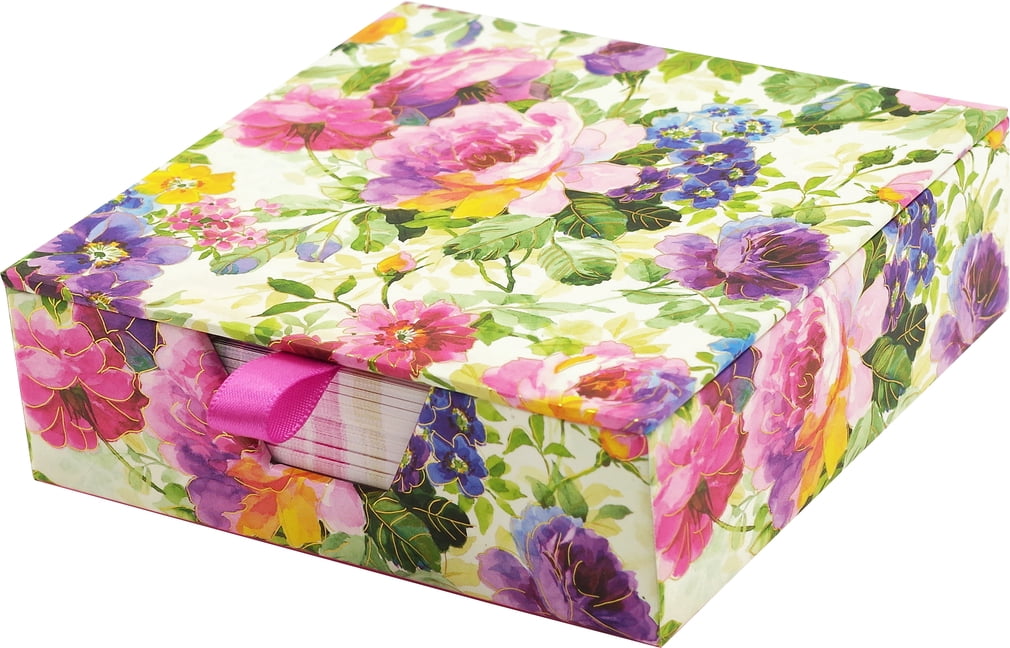 Peter Pauper Press Peony Garden Desk Notes (Hardcover, 160 Pages) eithr