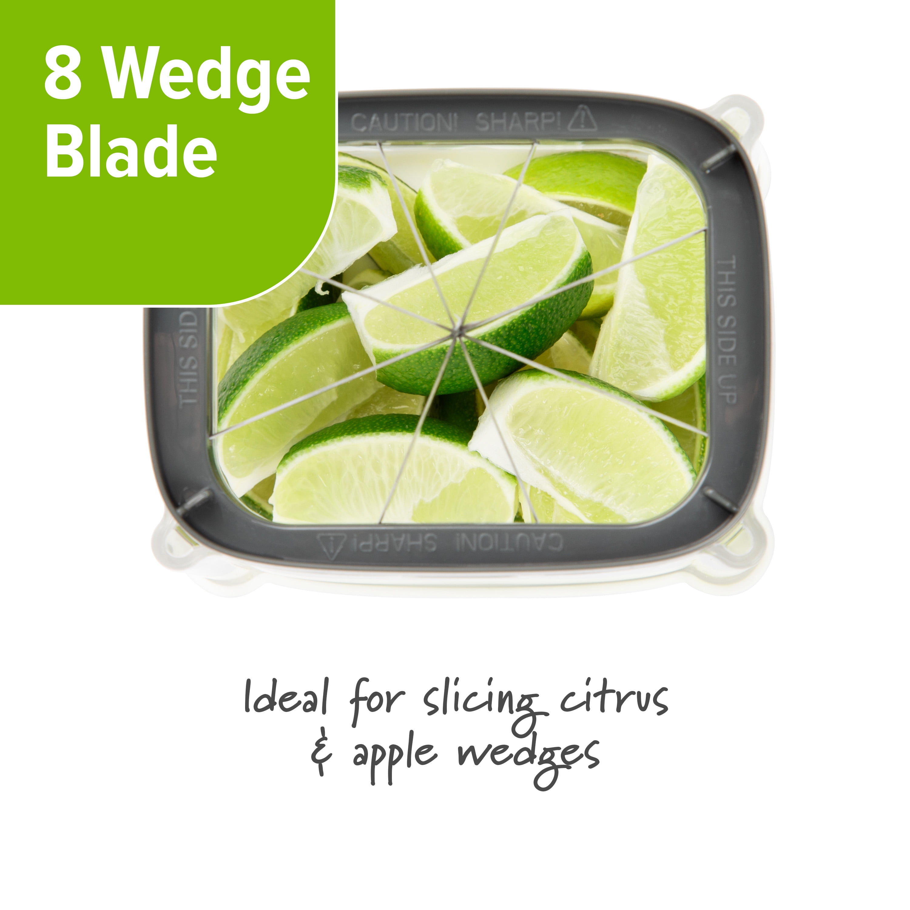 Prep Solutions 3-in-1 Deluxe French Fry Cutter with Interchangeable Blades (3.75 in x 4.75 in x 5.80 in) xnyl0