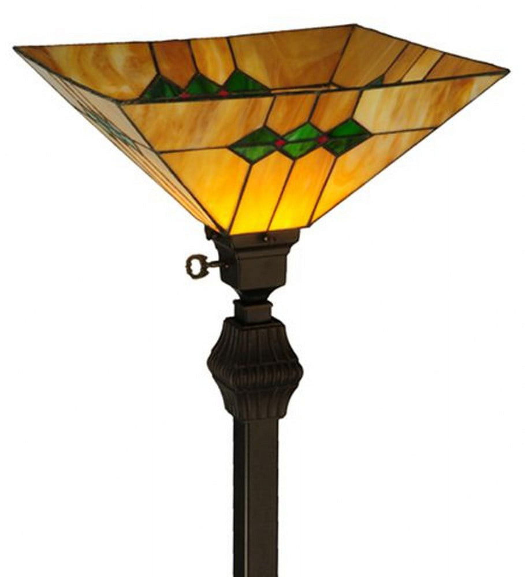 Meyda Martini Mission Torchiere Floor Lamp (Orange, 62 in. H) 0yet2 - Image 5