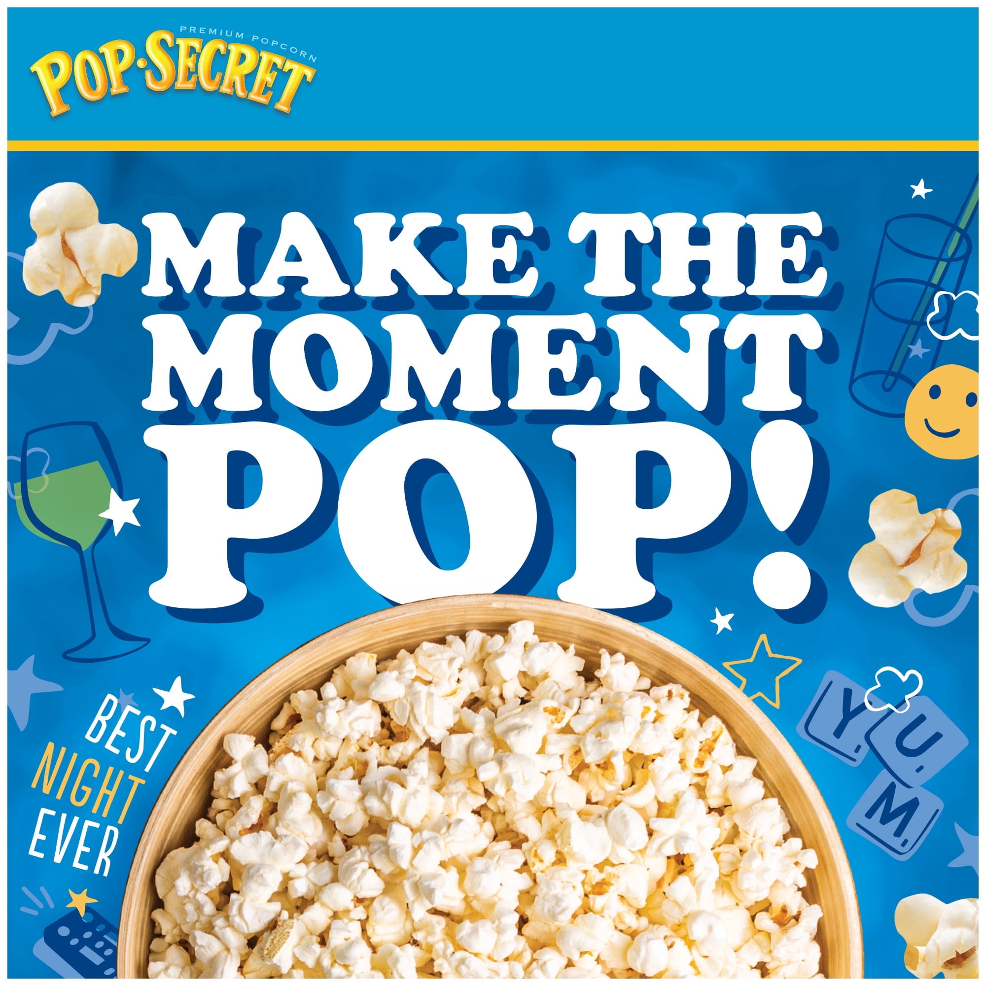 Pop Secret Double Butter Microwave Popcorn (3.2 oz, 12 Count) 7f1l8