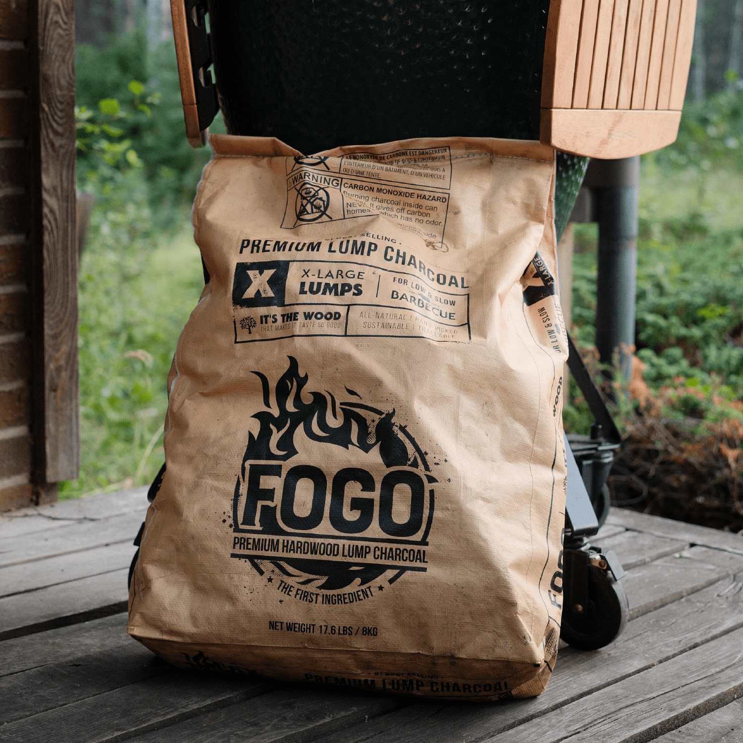 FOGO Premium Oak Hardwood Lump Charcoal for Grilling and Smoking (17.6 lb) ydpow