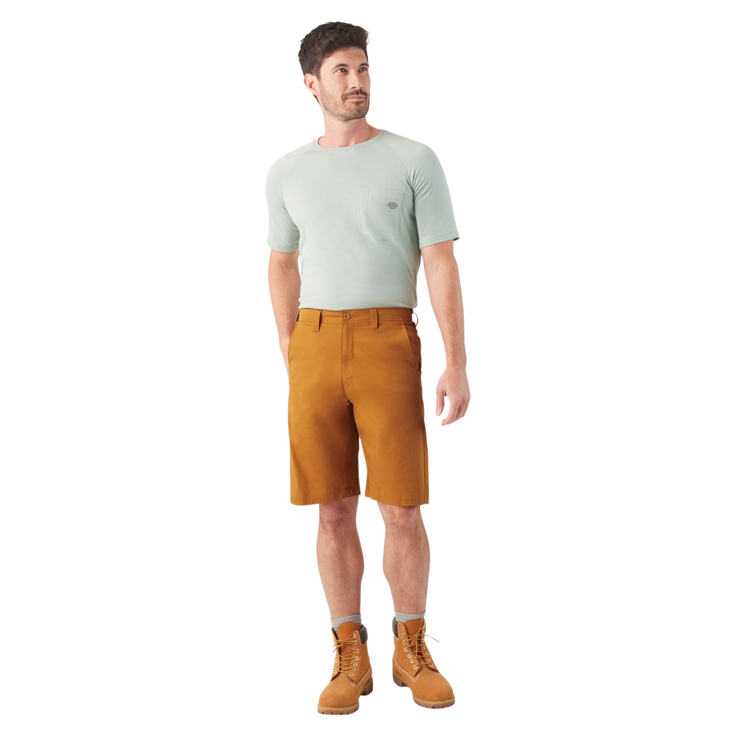 Dickies Men's FLEX Cooling Regular Fit Utility Shorts (Brown, 11 in) q76at - Image 4