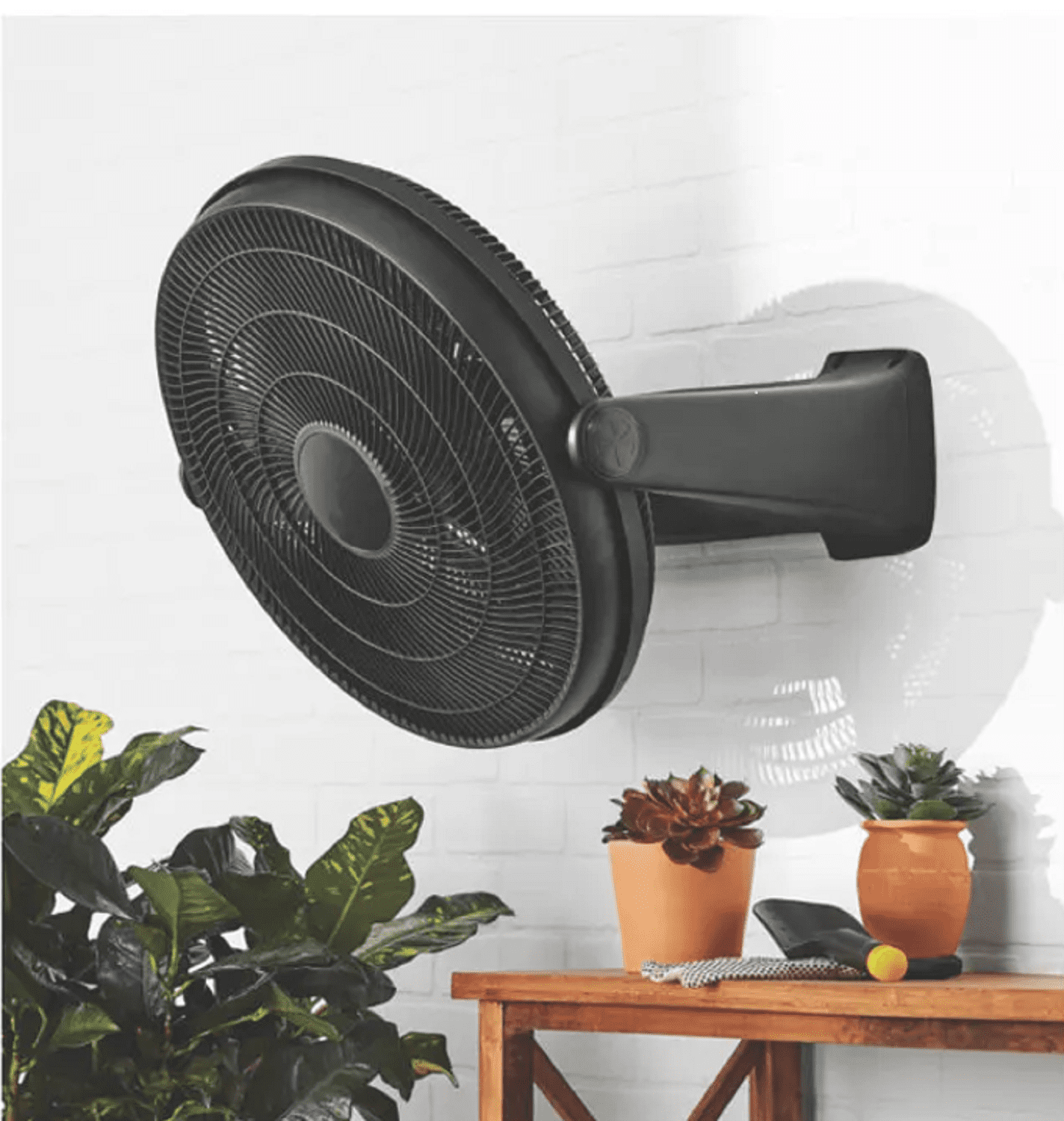 Pelonis 20-Inch Air Circulator Floor Fan with Wall Mount Option (Black, 20 in) nlnkg