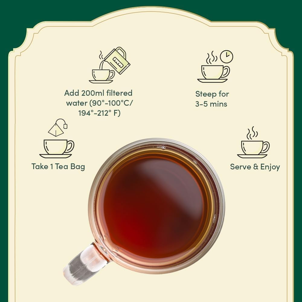 VAHDAM Assorted Tea Sampler Gift Set (15 Unique Flavors, Pyramid Tea Bags) vd8ro