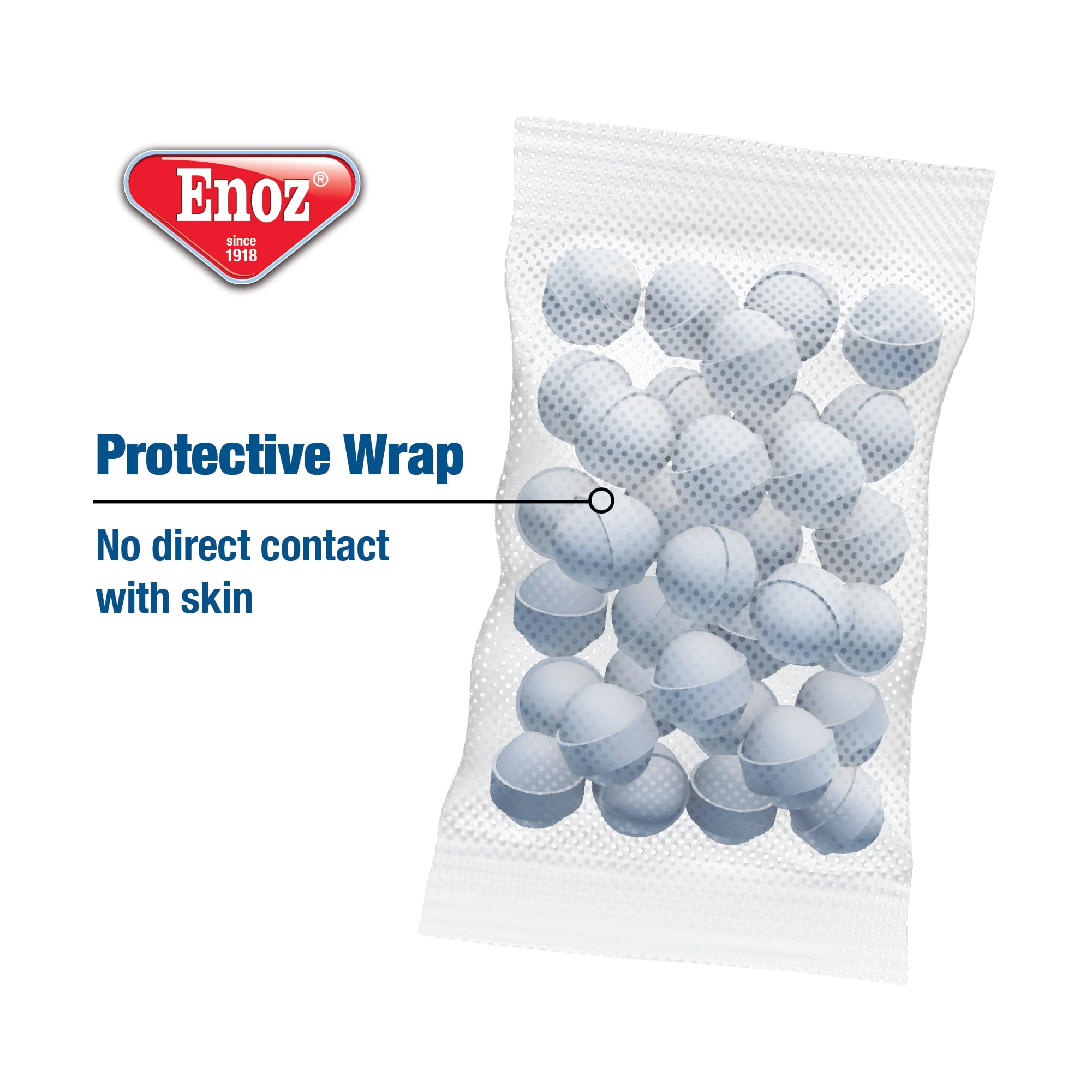 Enoz Old Fashioned Moth Balls, Naphthalene Clothes Moth Killer (3 Packets, 24 oz) 4ohot
