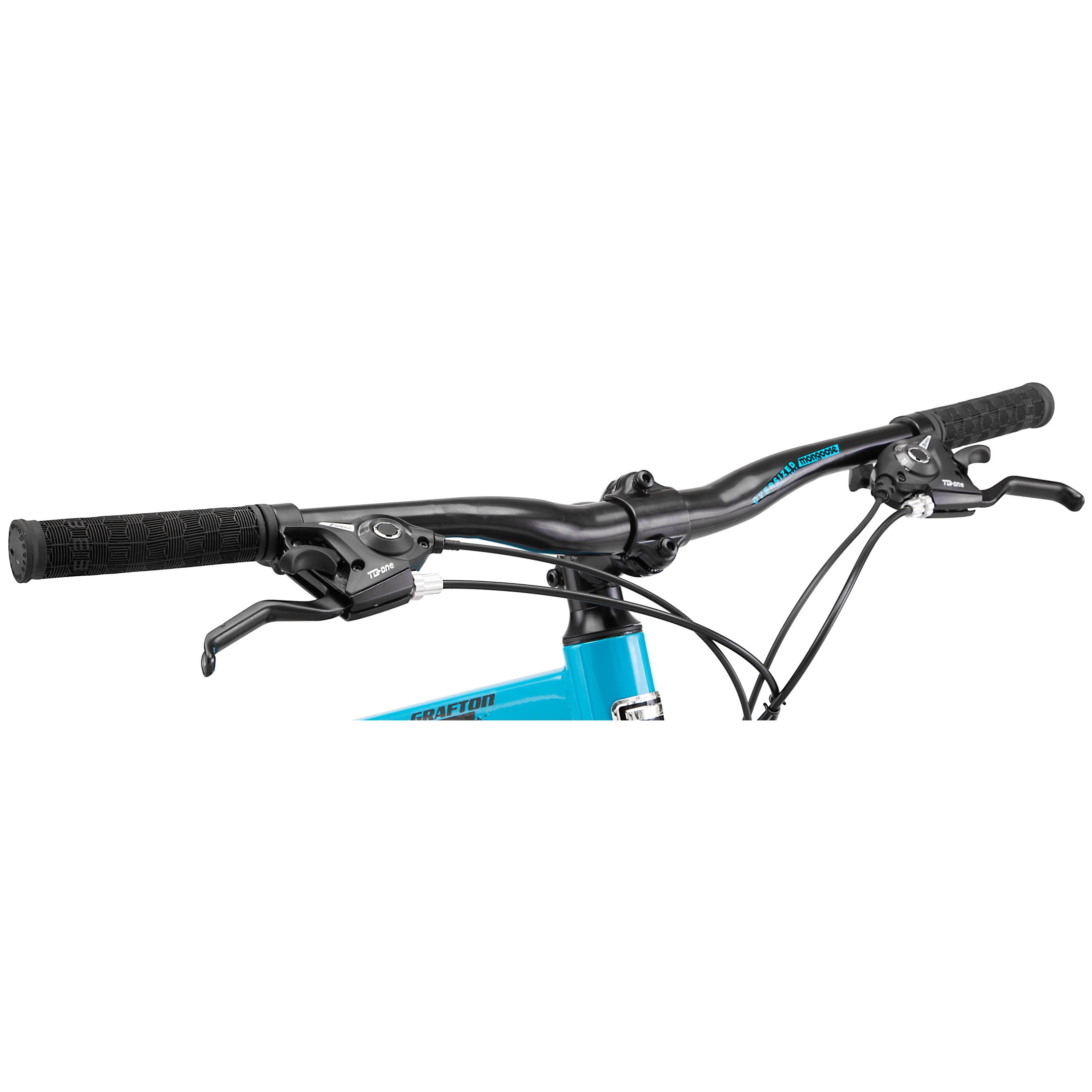 Mongoose Grafton Mountain Bike (Blue, 27.5 in Wheel, 21 Speed) ku582