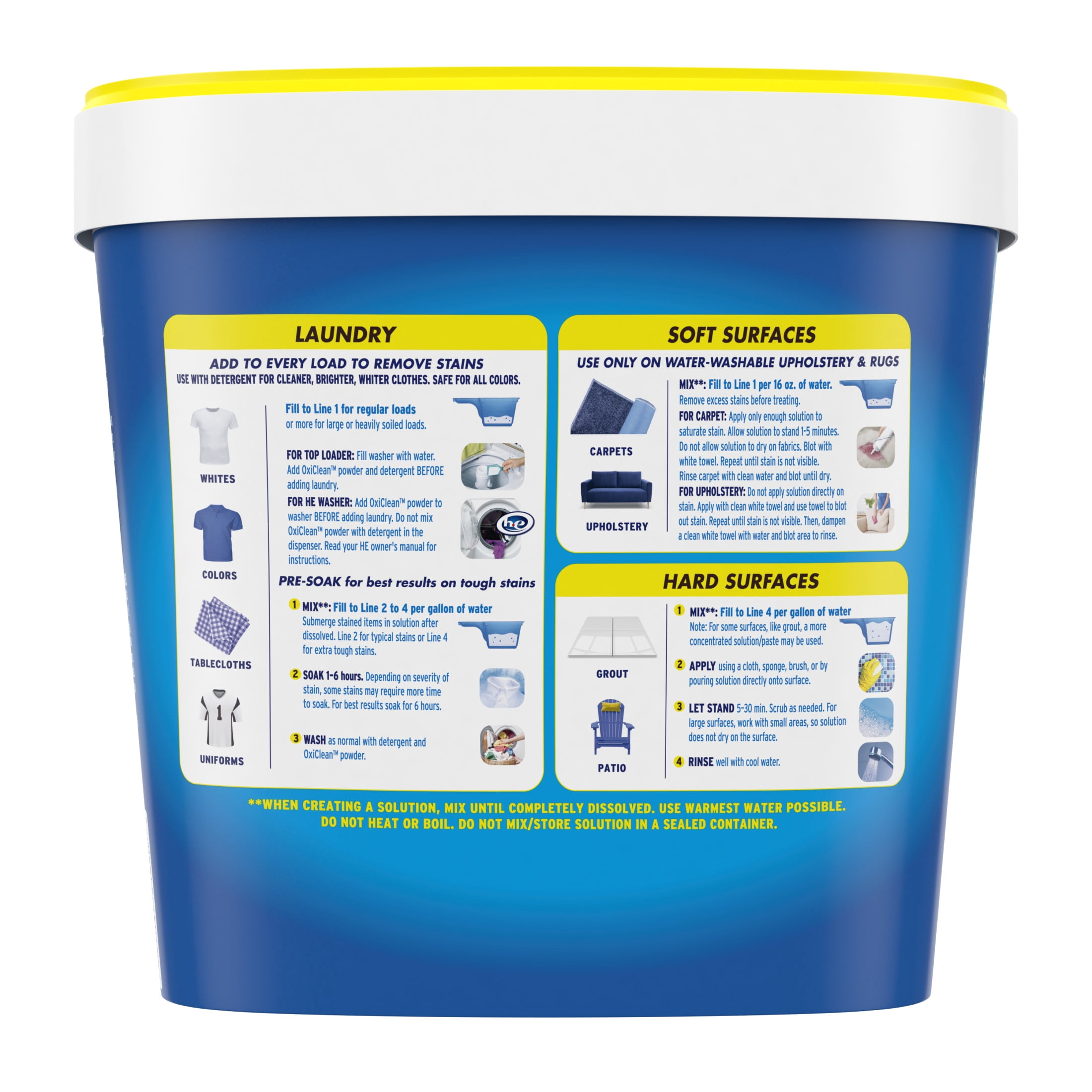 OxiClean Versatile Stain Remover Powder (Oxygen-Powered Laundry Booster and Household Cleaner, 5 lb) gviw6