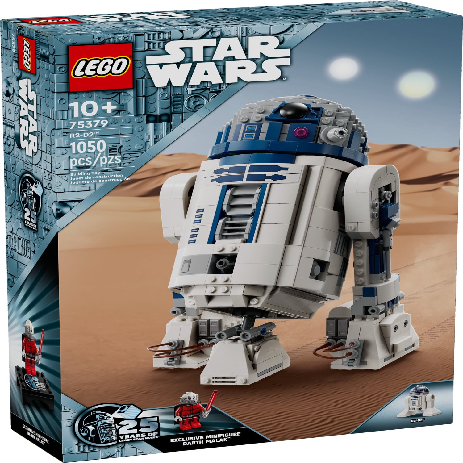 LEGO Star Wars R2-D2 Buildable Droid Figure with Darth Malak Minifigure (1,050 Pieces) ywa35