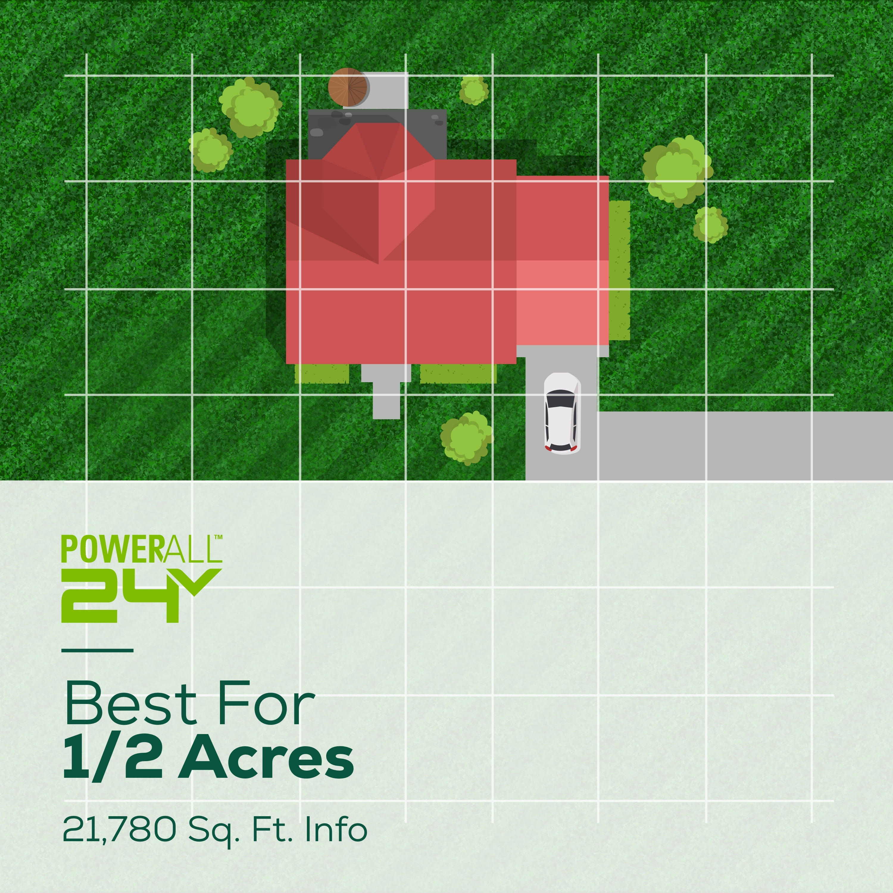 Greenworks 48V Brushless Cordless Lawn Mower with Dual 4.0Ah Batteries and Charger (20 in) plvn5