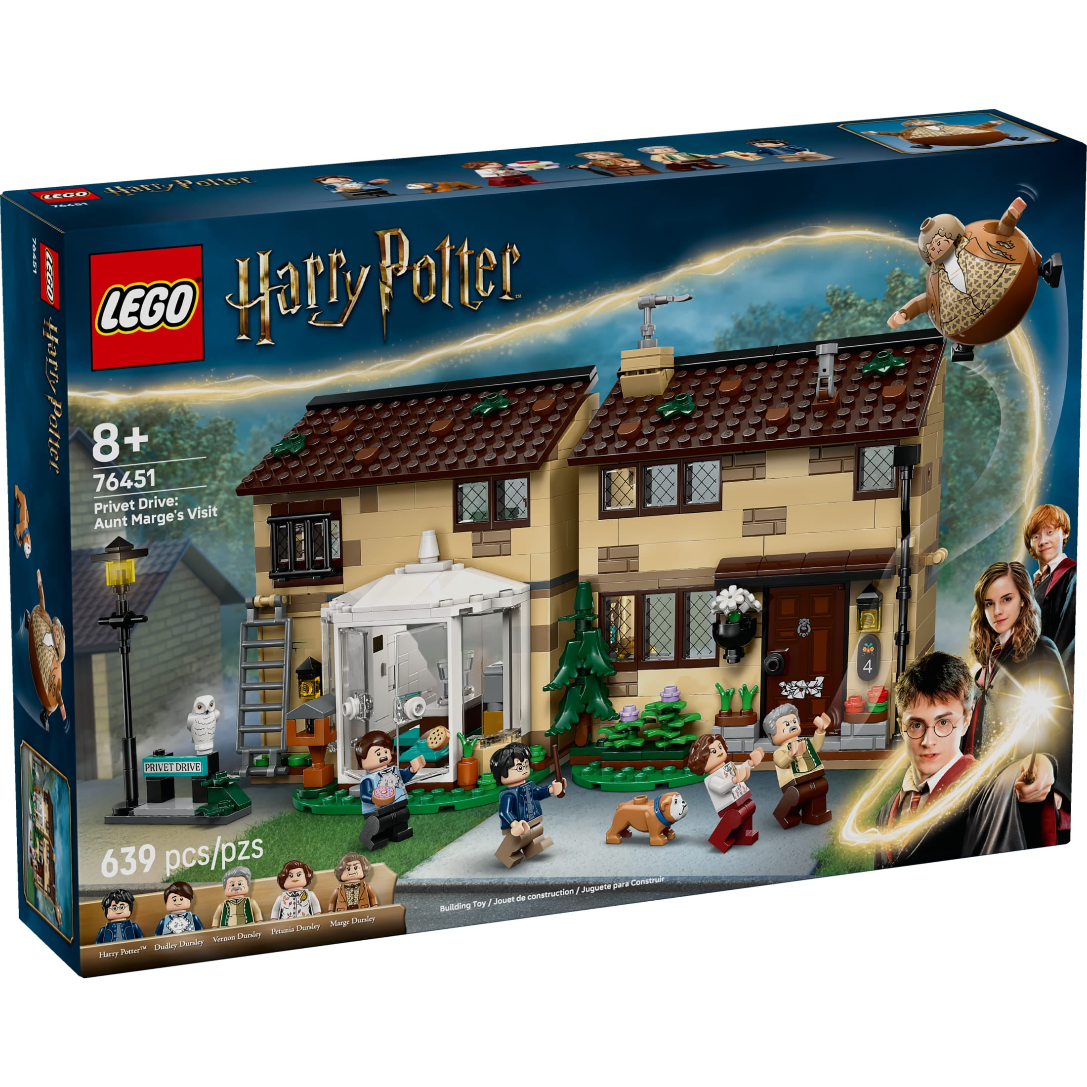 LEGO Harry Potter Privet Drive: Aunt Marge’s Visit Building Set (639 Pieces) fcz8f