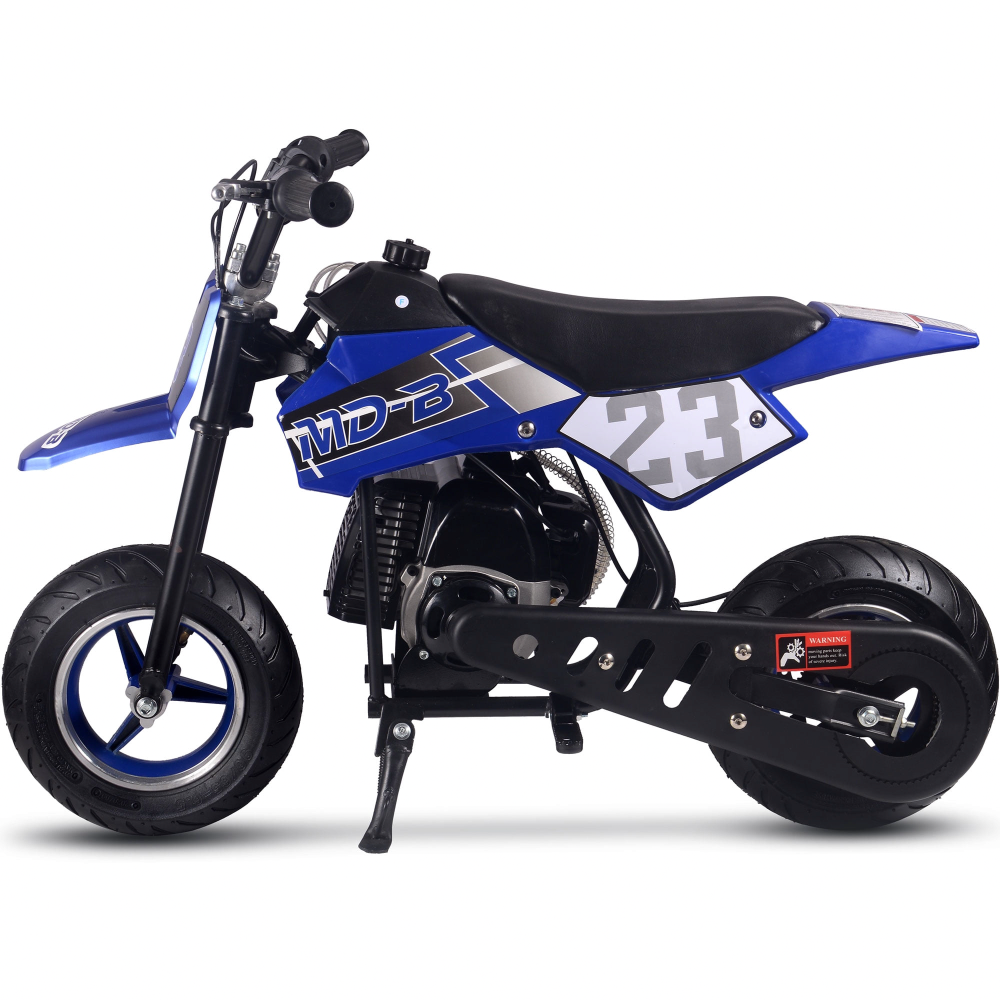 MotoTec DB-02 50cc 2-Stroke Gas Dirt Bike (Blue, 120 lb Max Capacity) daxix