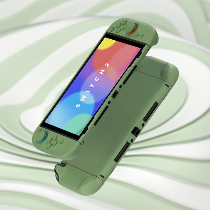 PlayVital Hard Shell Case for Nintendo Switch 2 (Matcha Green, 1 Pack) tzznp