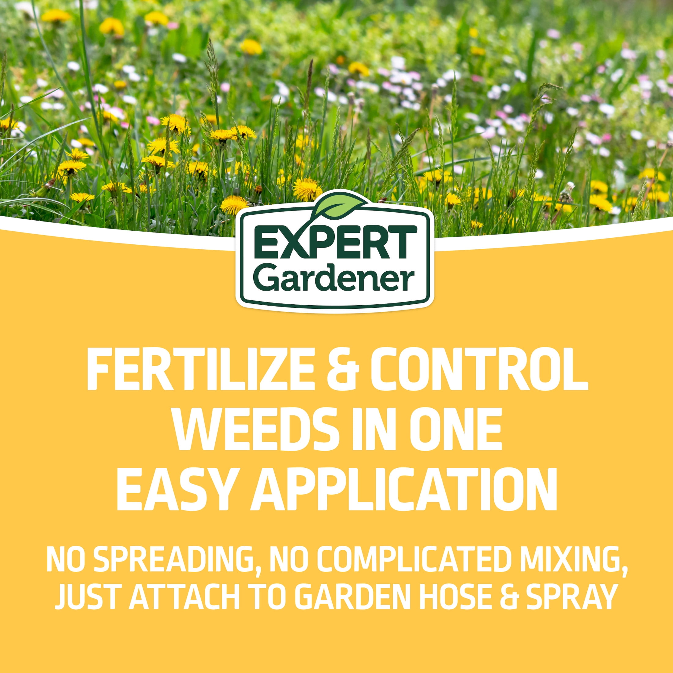 Expert Gardener Weed and Feed Fertilizer Lawn Care Treatment (32 oz) kgowz