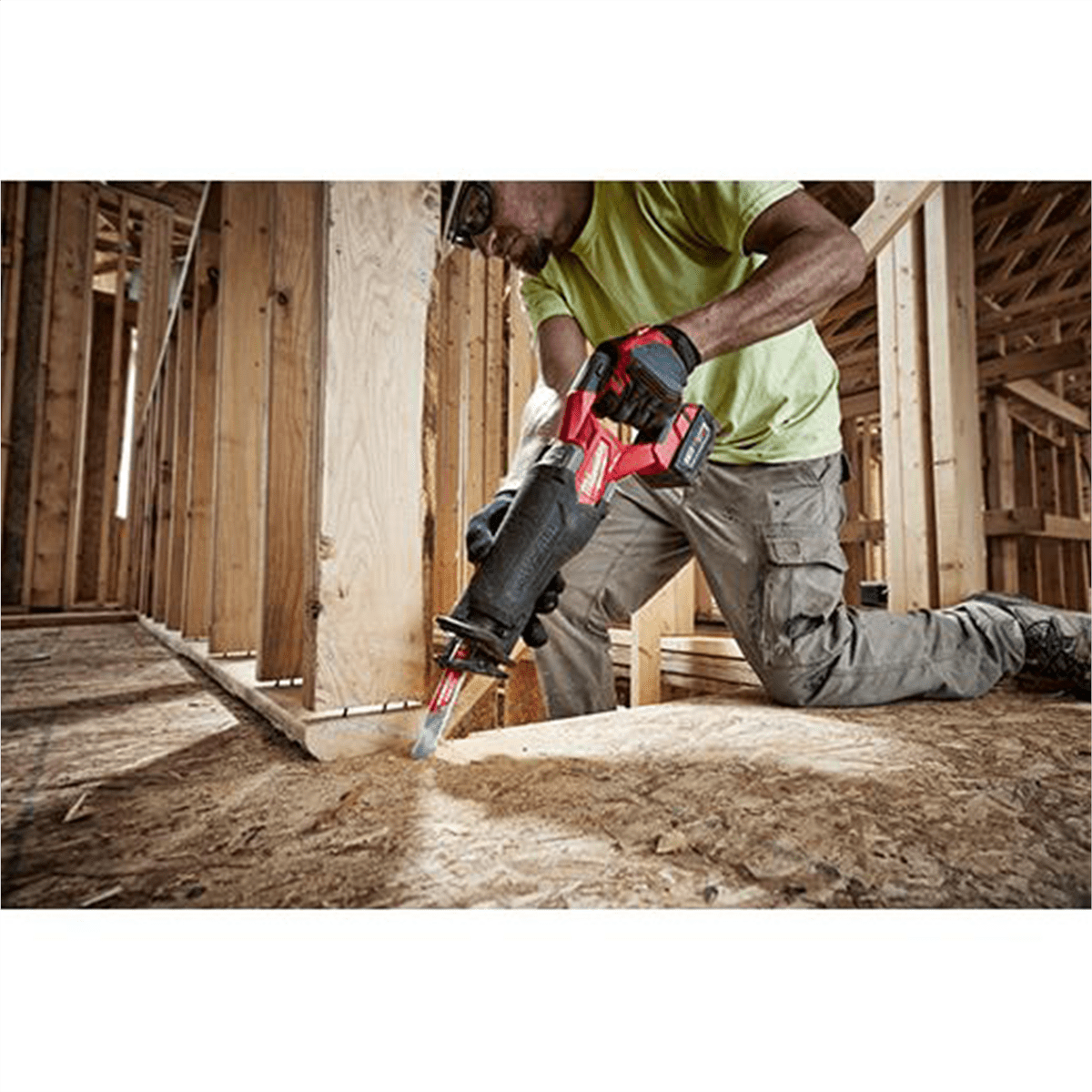 Milwaukee M18 FUEL SAWZALL Reciprocating Saw Kit (Brushless, Cordless, 1.25 in Stroke) (2-Battery Kit) 1q1oa