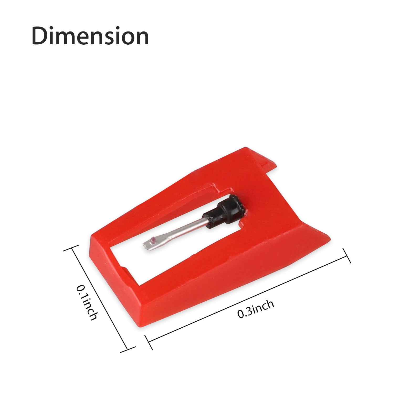 EEEkit Diamond Stylus Replacement Needle for Turntable Phonograph (3 Pack) zvffs