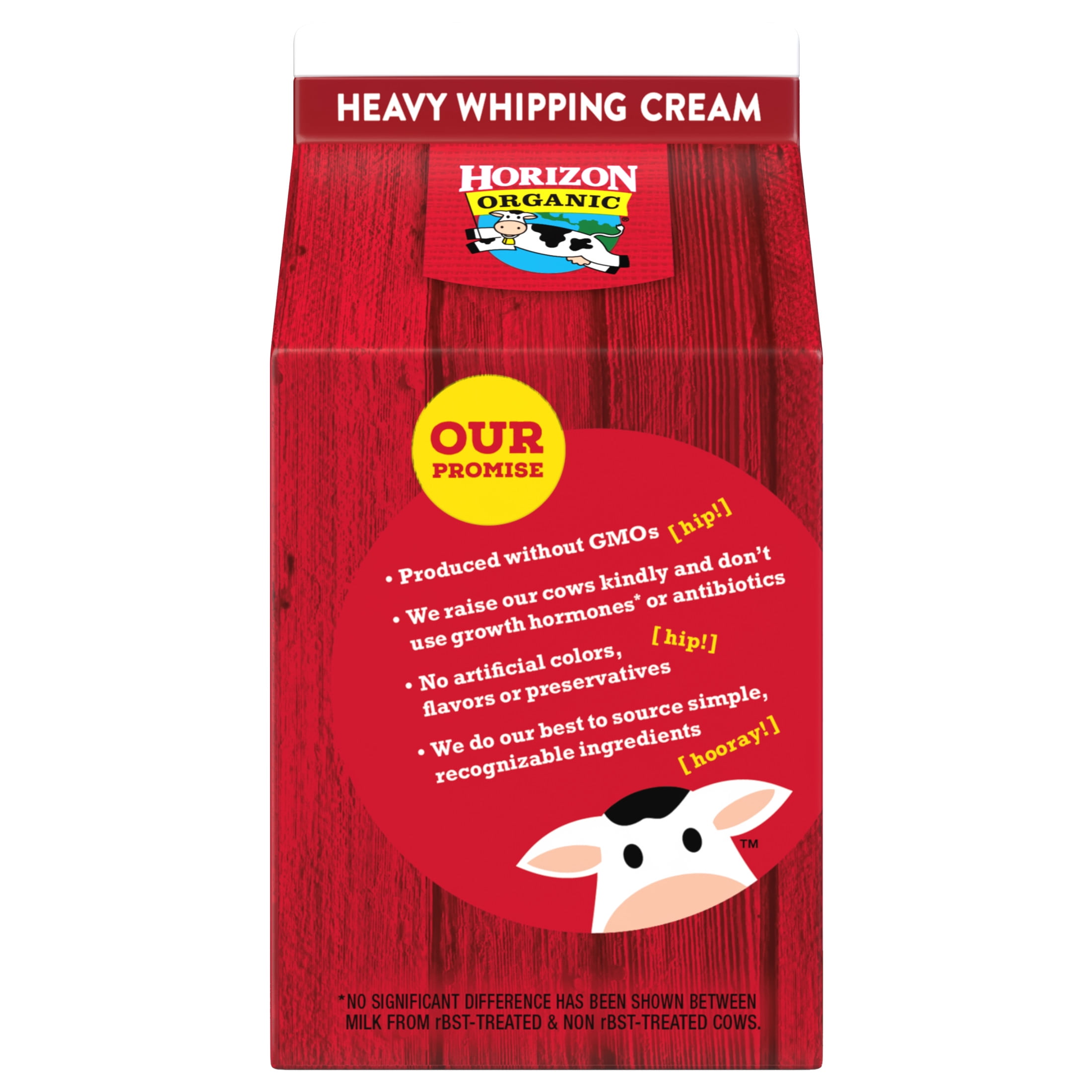 Horizon Organic Heavy Whipping Cream, Rich & Creamy Dairy for Coffee and Baking (16 fl oz) uwfbf