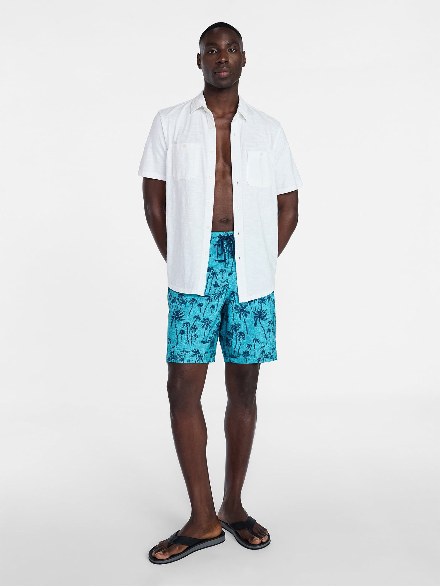 George Men's E-Board Swim Trunks Quick-Dry UPF 50+ Sun Protection (Solid, S-3XL) rucb8 - Image 4
