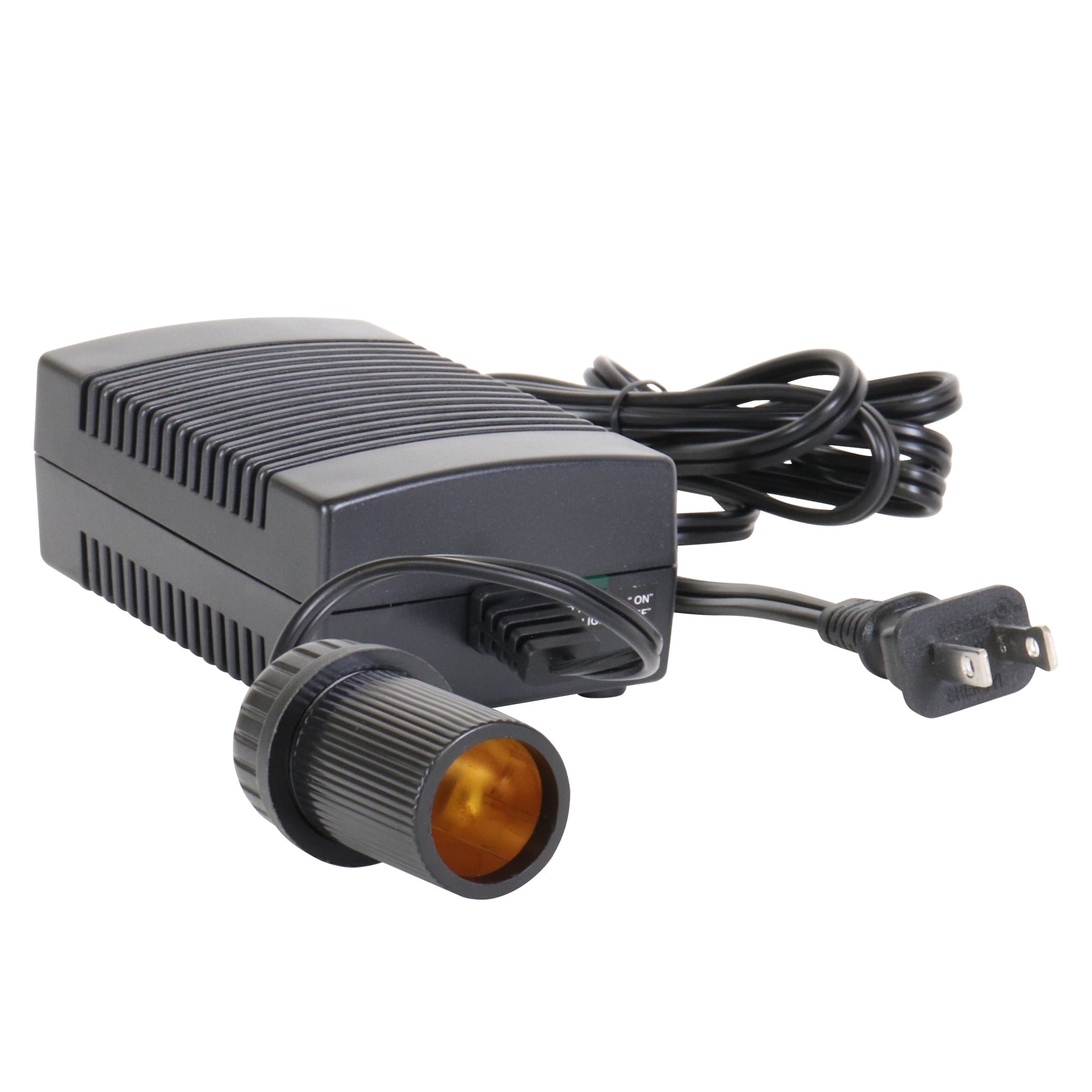 Koolatron AC to DC Power Adapter Converter with Circuit Breaker (Black, 6 ft) pjb0t