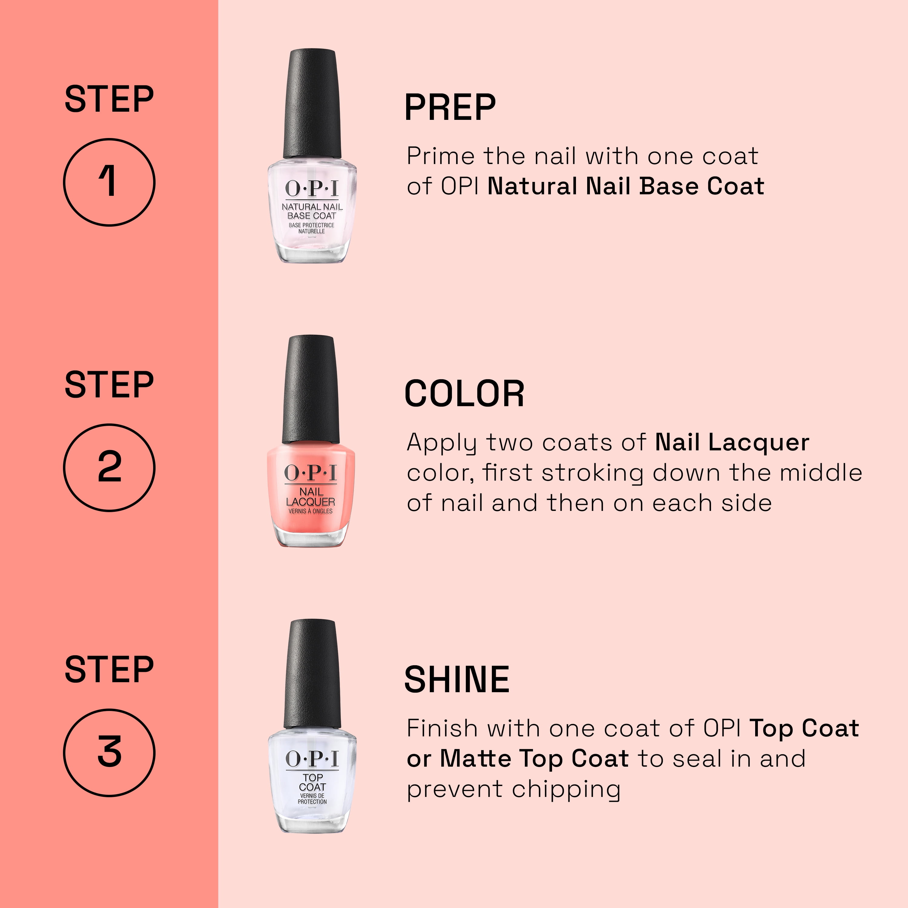 OPI Nail Lacquer, Bubble Bath Soft Pink Neutral Nail Polish, Long-lasting High-shine Finish (Pink, 0.5 fl oz) 05i9i