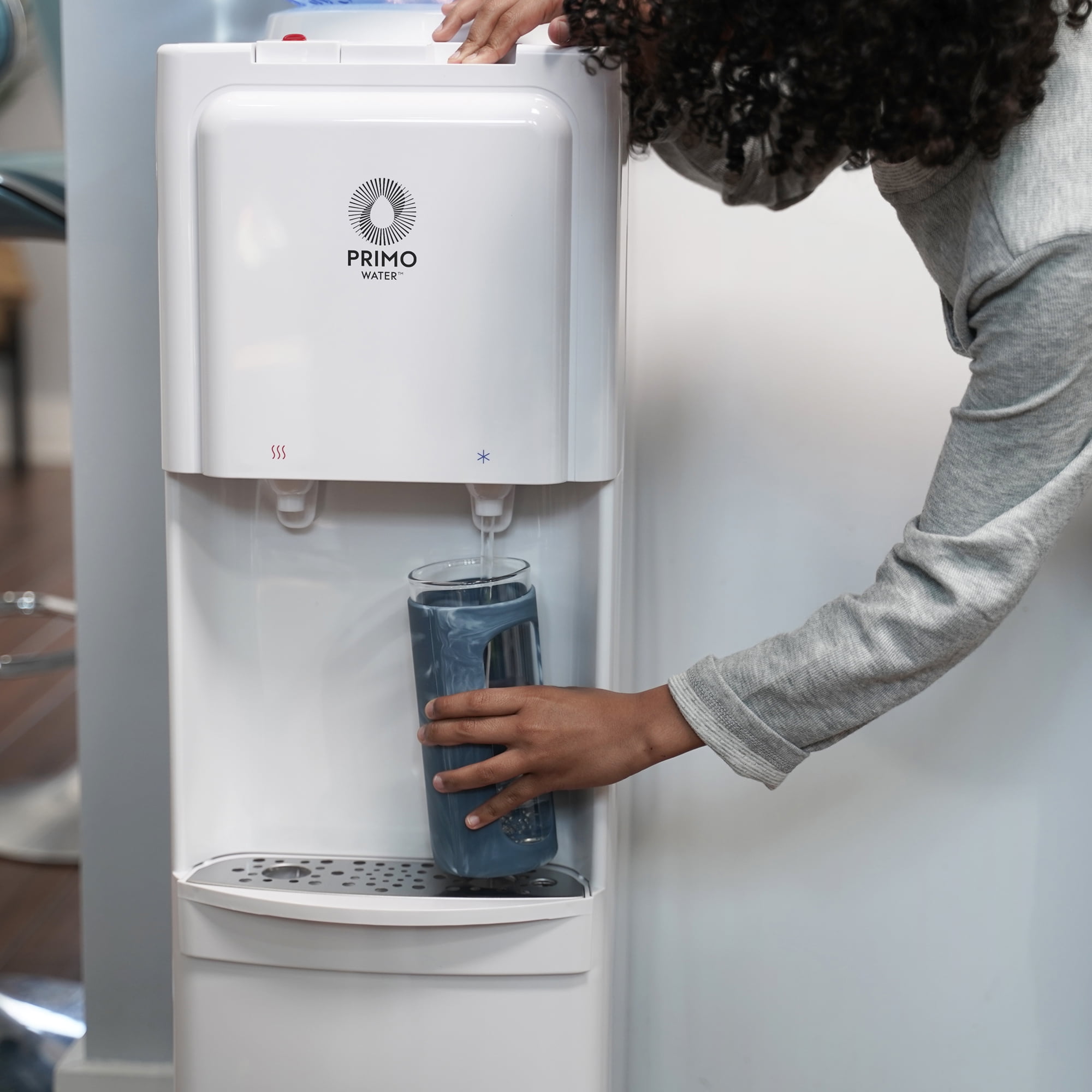 Primo Water Top Loading Classic 2 Temp Water Dispenser (White, 5 gal) 9xl7l
