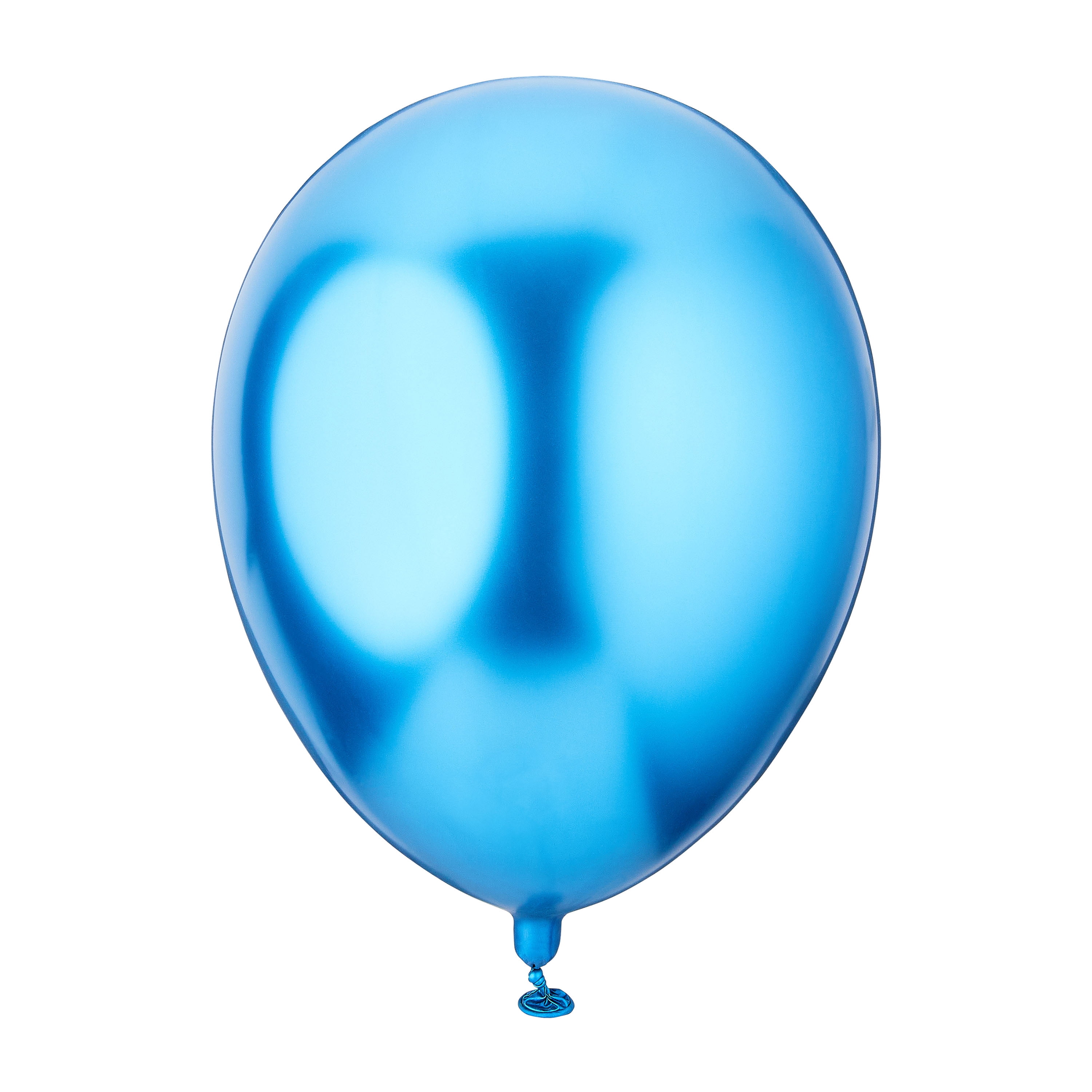Way To Celebrate Metallic Latex Balloons, Chrome Effect Party Decor (Blue, 5 Pack, 12 in) if49r