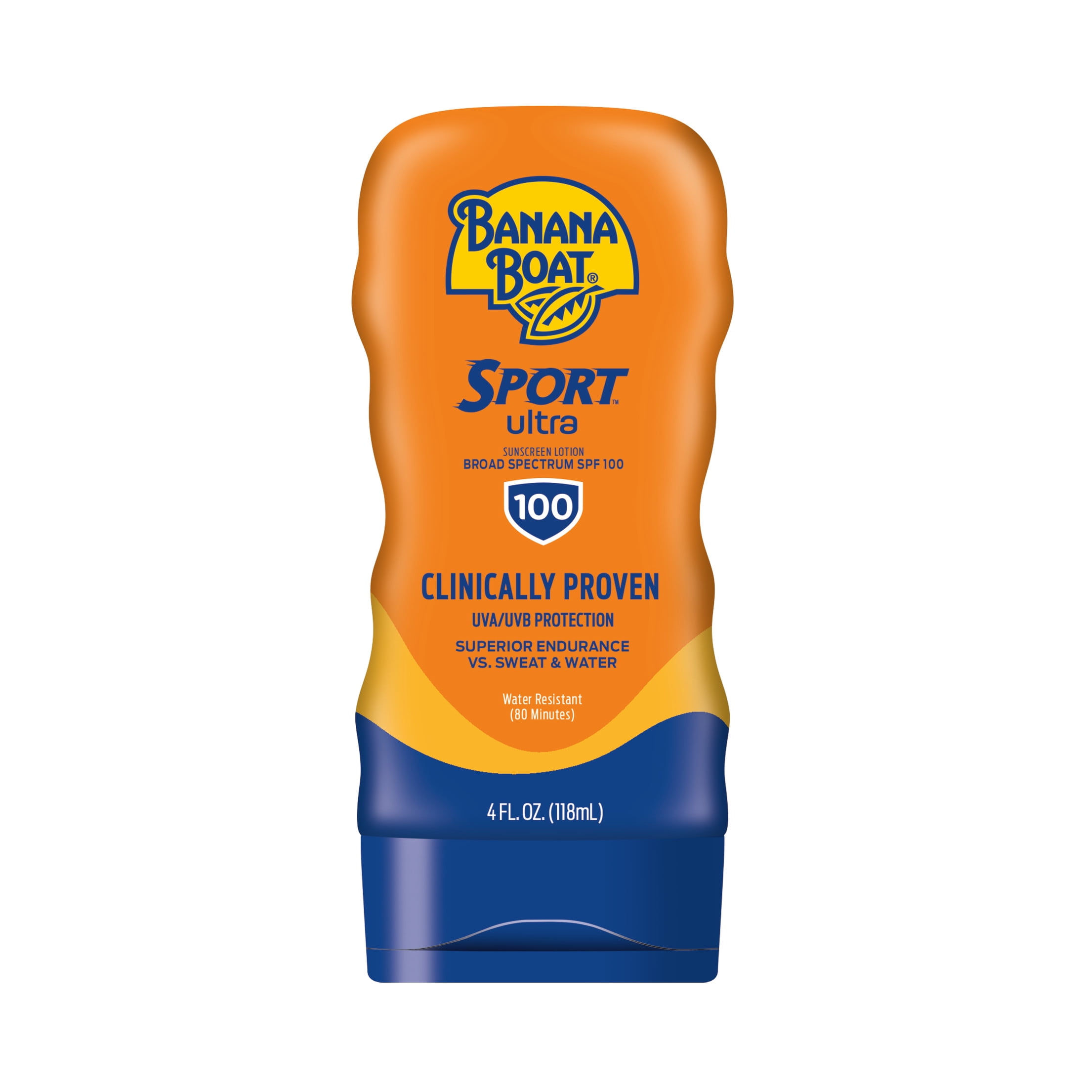 Banana Boat Sport Ultra Sunscreen Lotion Broad Spectrum SPF 100 (White, 4 fl oz) bfsec